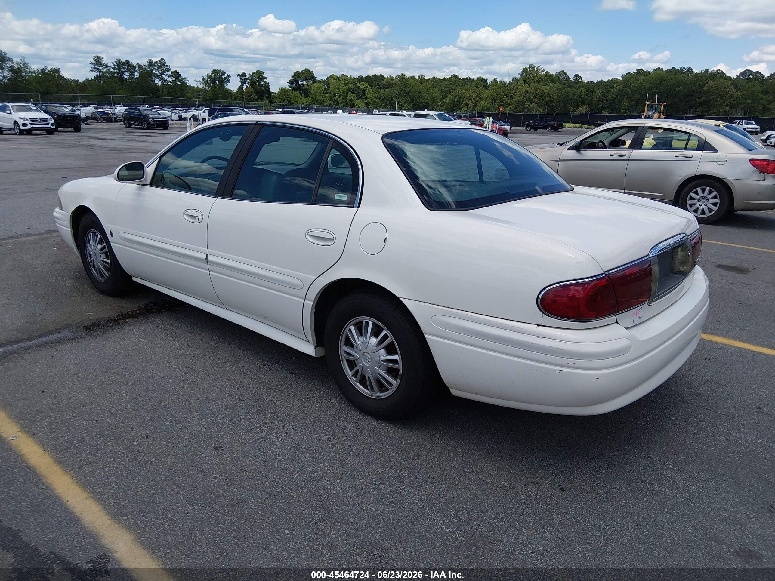 2005 Buick Lesabre Custom White vin: 1G4HP52K05U116062