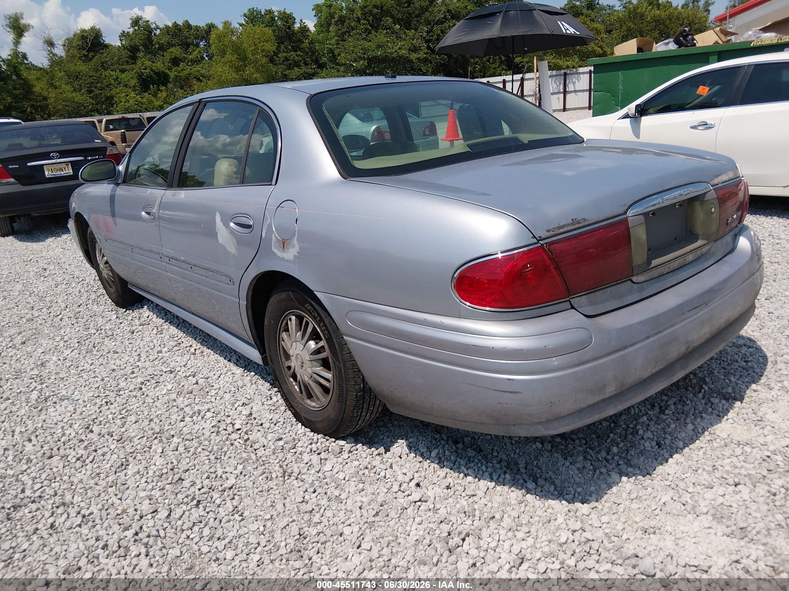 2005 Buick Lesabre Custom Blue vin: 1G4HP52K05U201094
