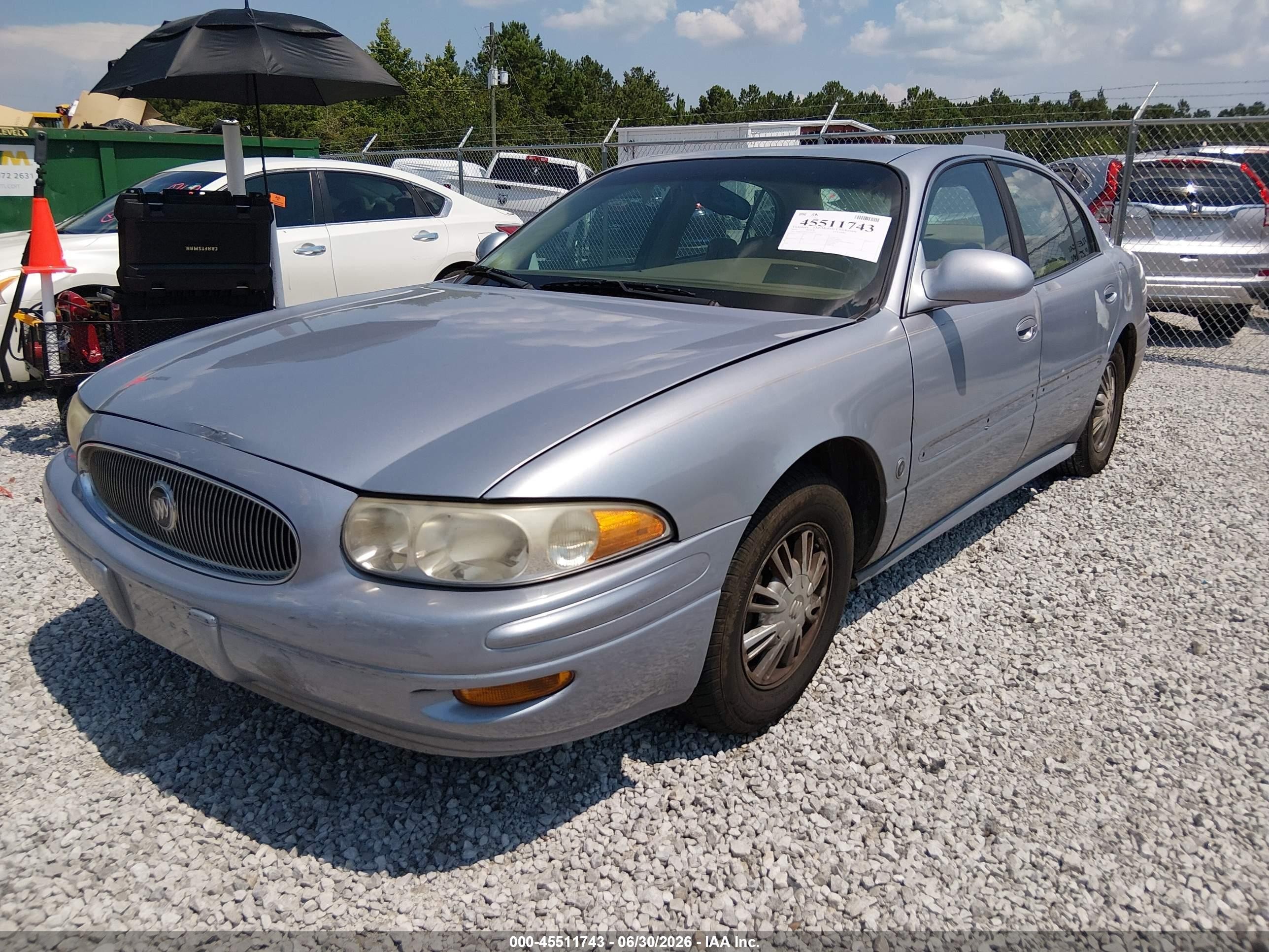 2005 Buick Lesabre Custom Blue vin: 1G4HP52K05U201094