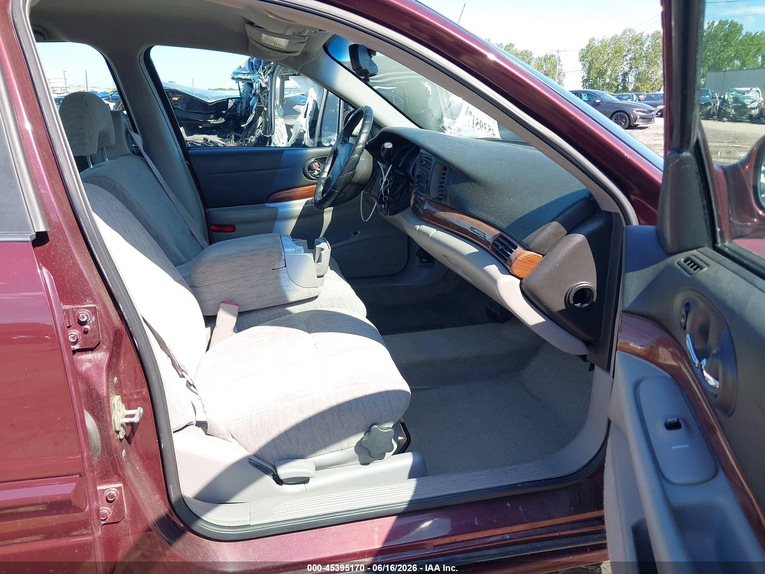 2005 Buick Lesabre Custom Maroon vin: 1G4HP52K05U224973