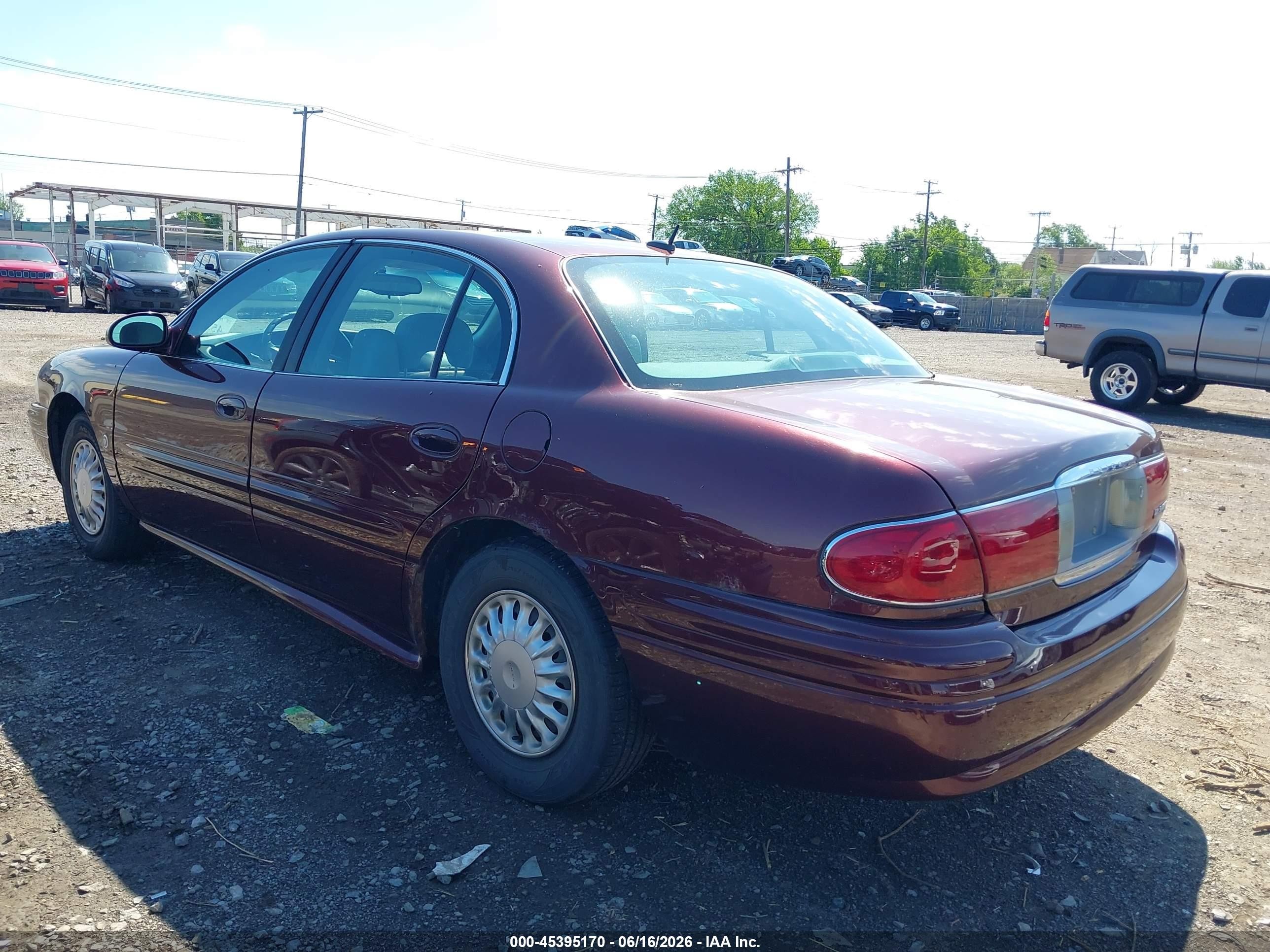 2005 Buick Lesabre Custom Maroon vin: 1G4HP52K05U224973