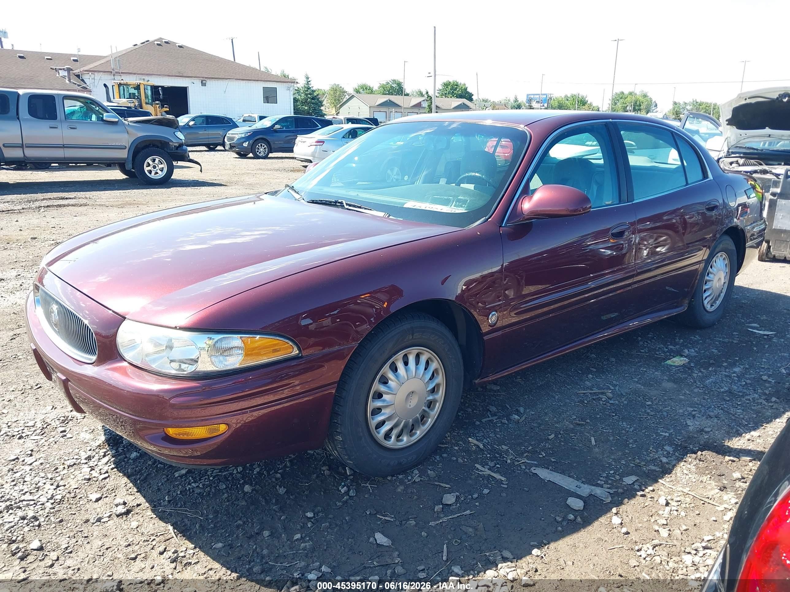 2005 Buick Lesabre Custom Maroon vin: 1G4HP52K05U224973
