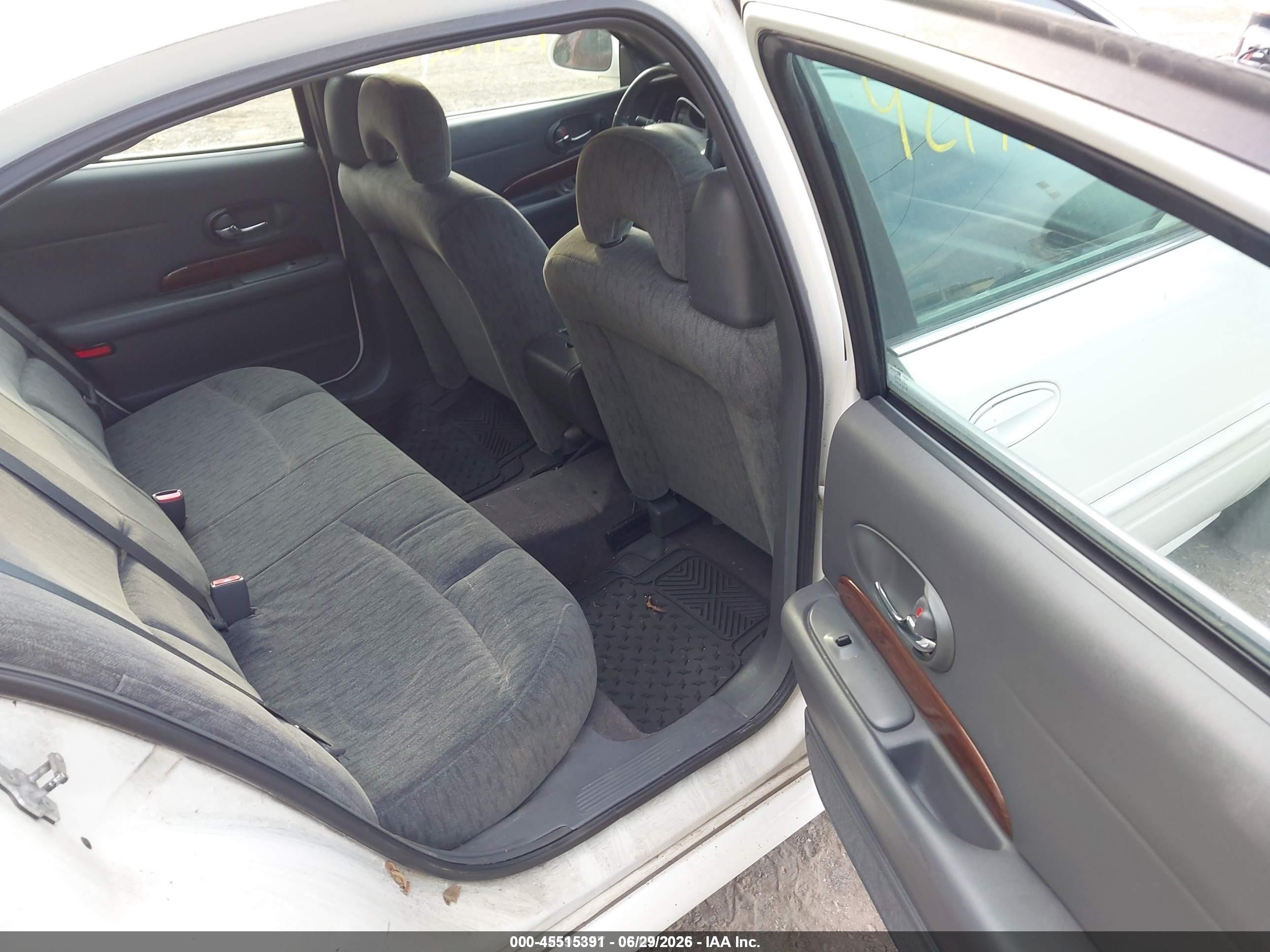 2005 Buick Lesabre Custom White vin: 1G4HP52K05U276250