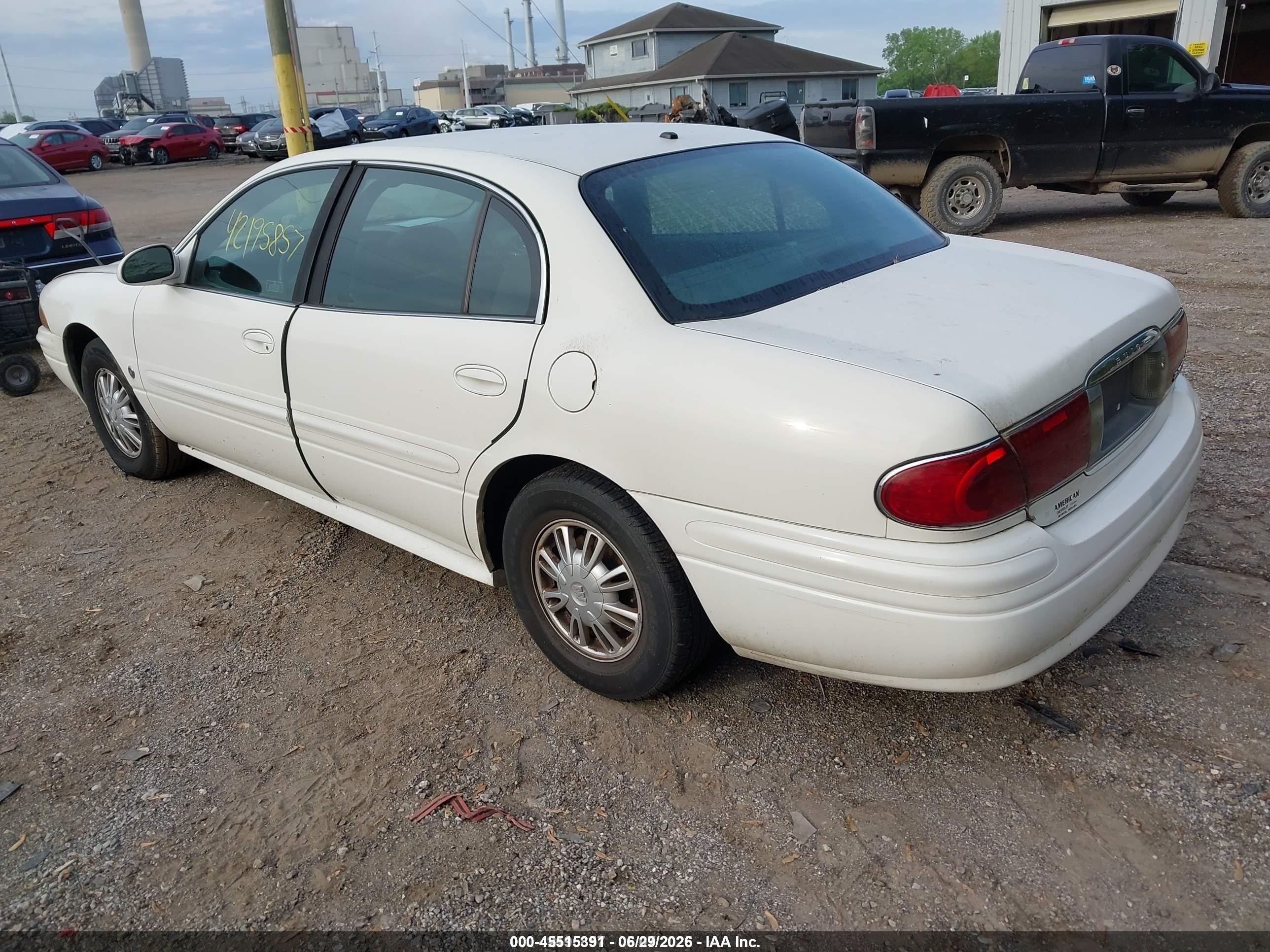 2005 Buick Lesabre Custom White vin: 1G4HP52K05U276250