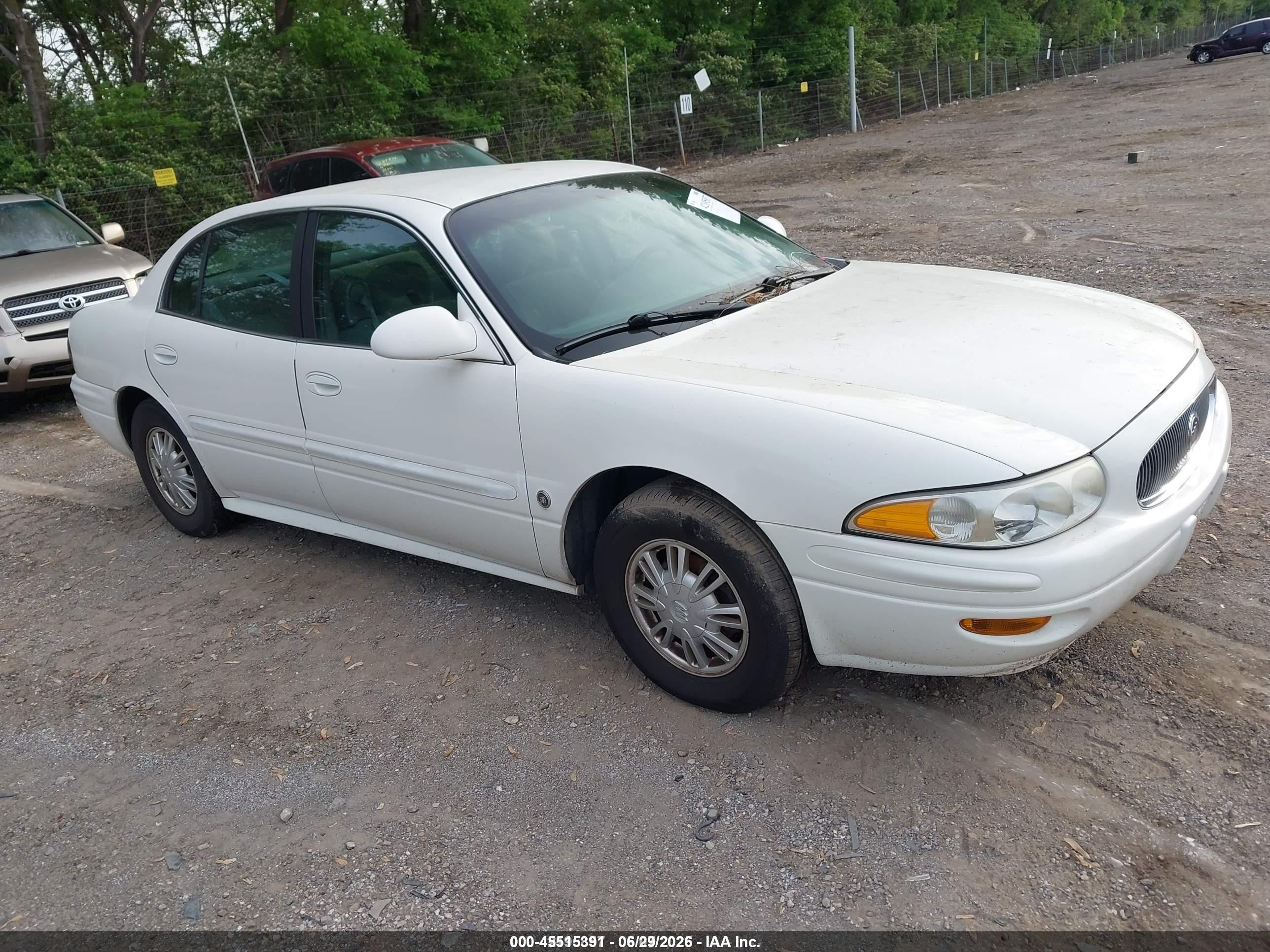 2005 Buick Lesabre Custom White vin: 1G4HP52K05U276250