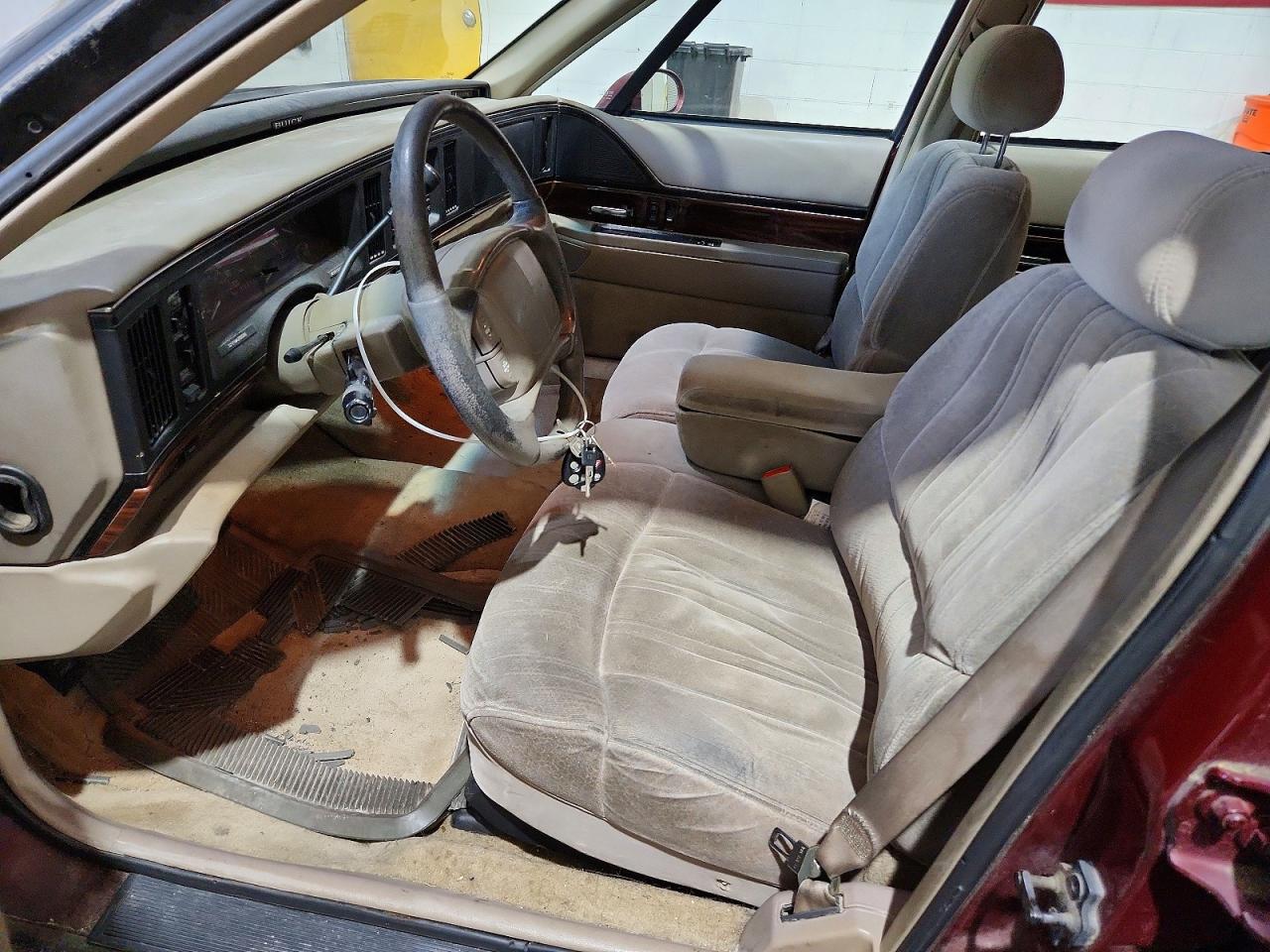 1998 Buick Lesabre Custom Maroon vin: 1G4HP52K0WH434273