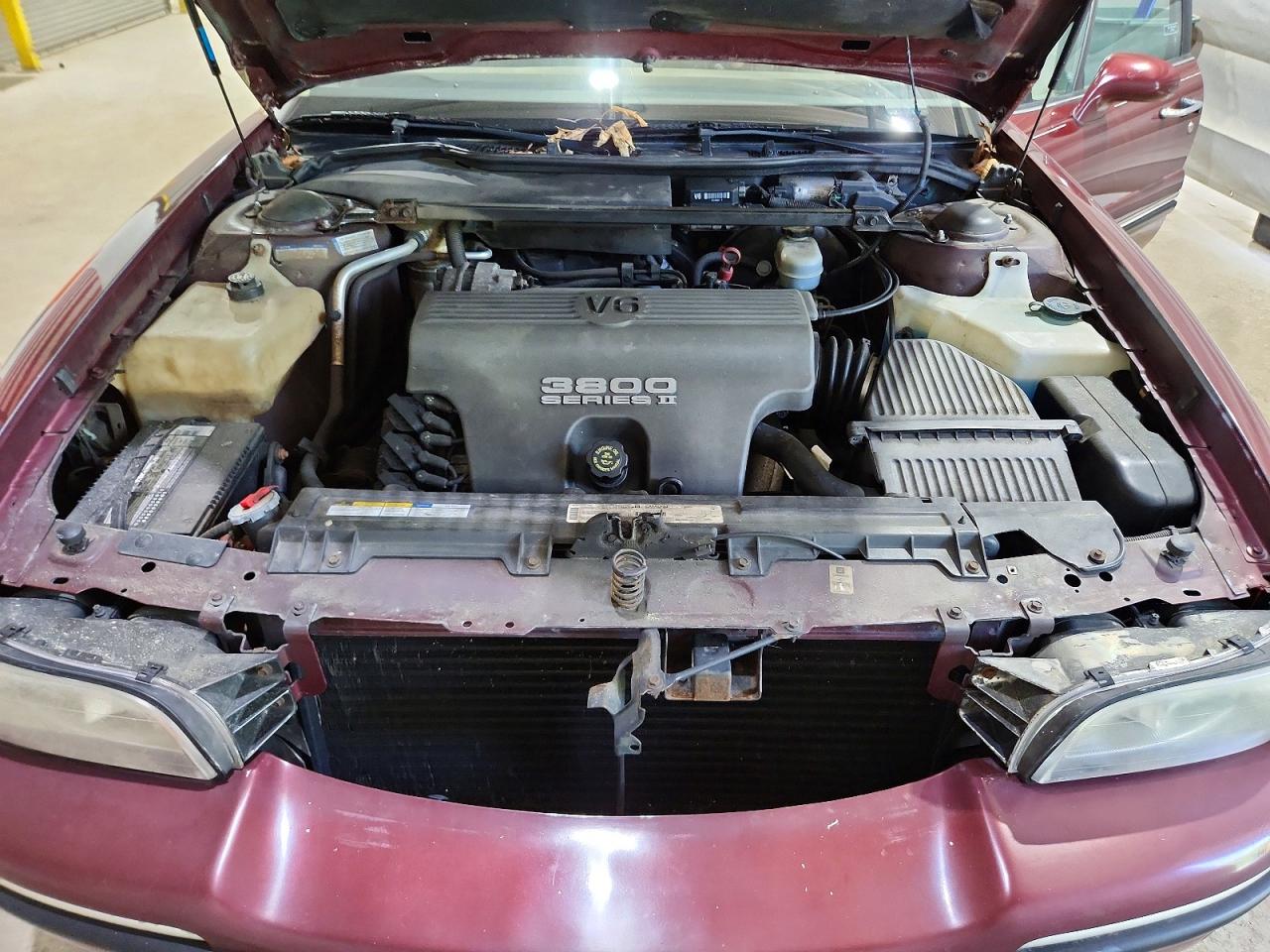 1998 Buick Lesabre Custom Maroon vin: 1G4HP52K0WH434273