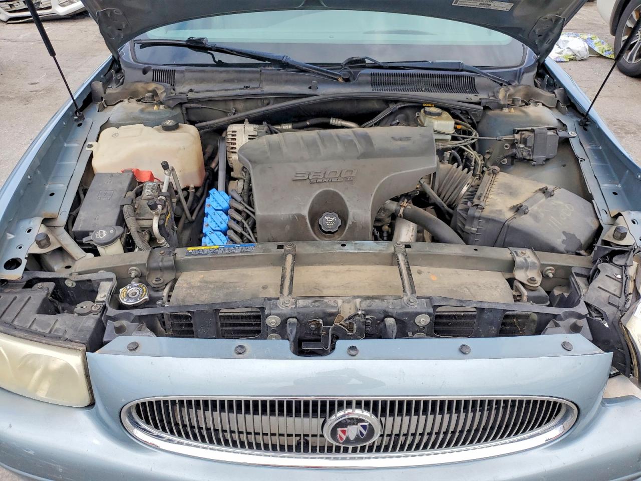 2003 Buick Lesabre Custom Blue vin: 1G4HP52K13U245800