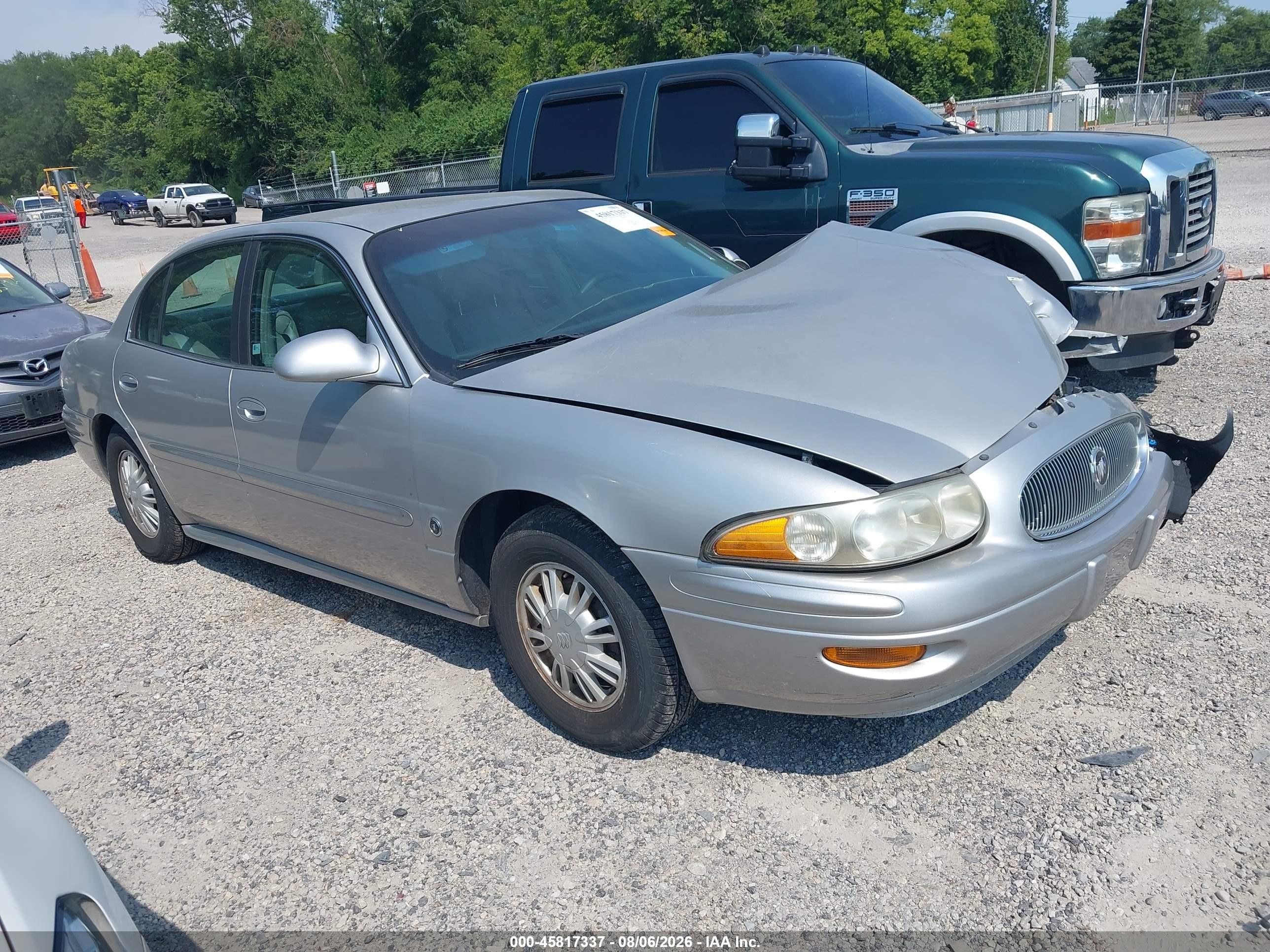 2004 Buick Lesabre Custom Silver vin: 1G4HP52K144117073