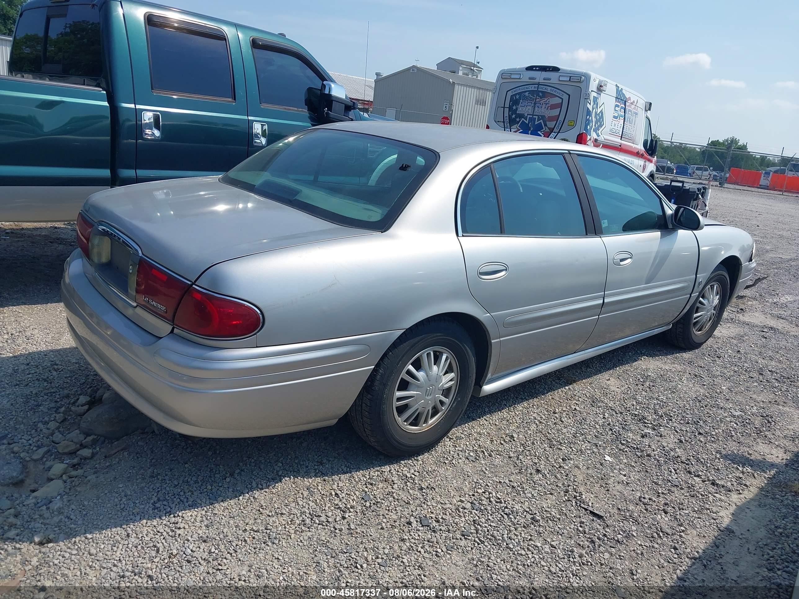 2004 Buick Lesabre Custom Silver vin: 1G4HP52K144117073