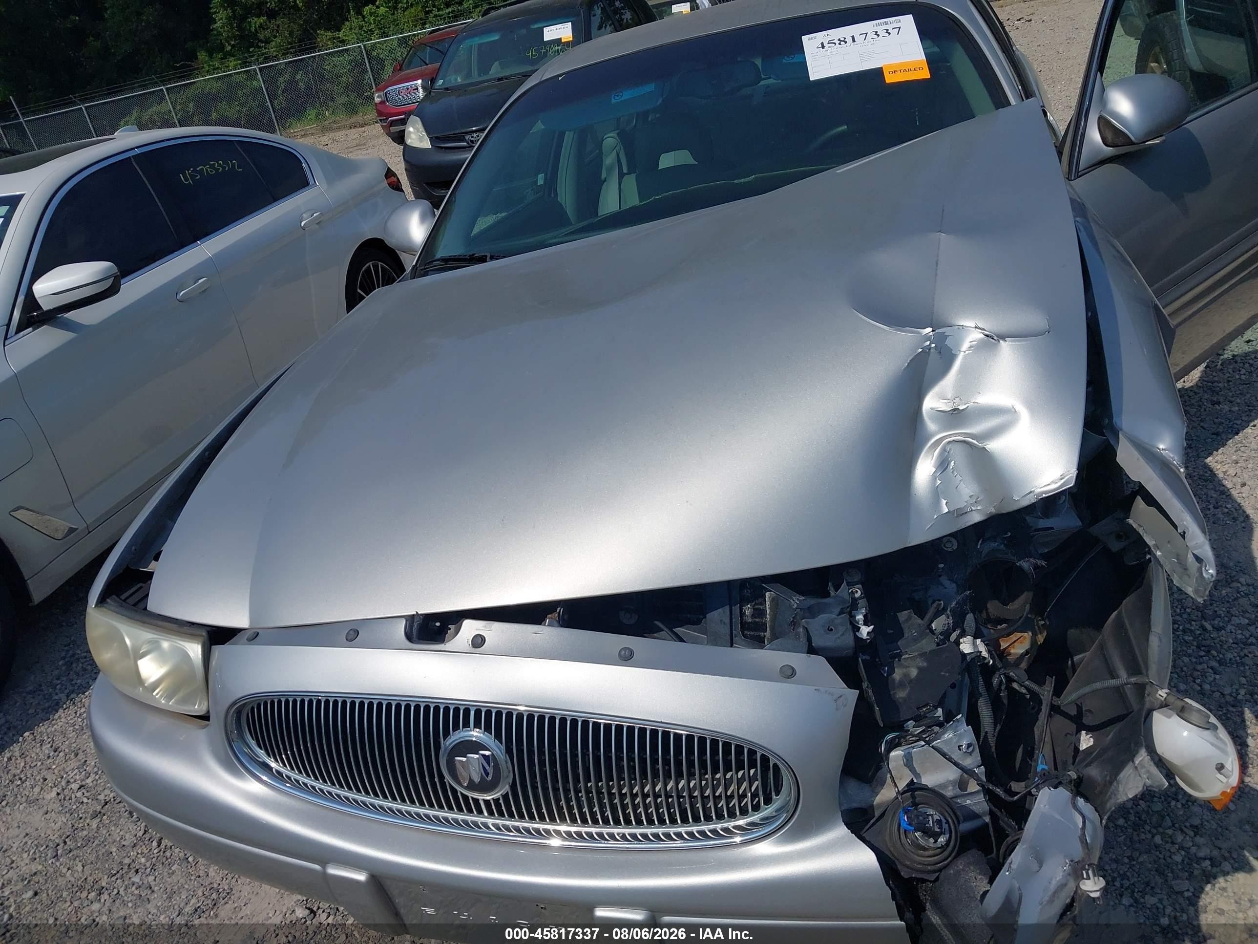 2004 Buick Lesabre Custom Silver vin: 1G4HP52K144117073