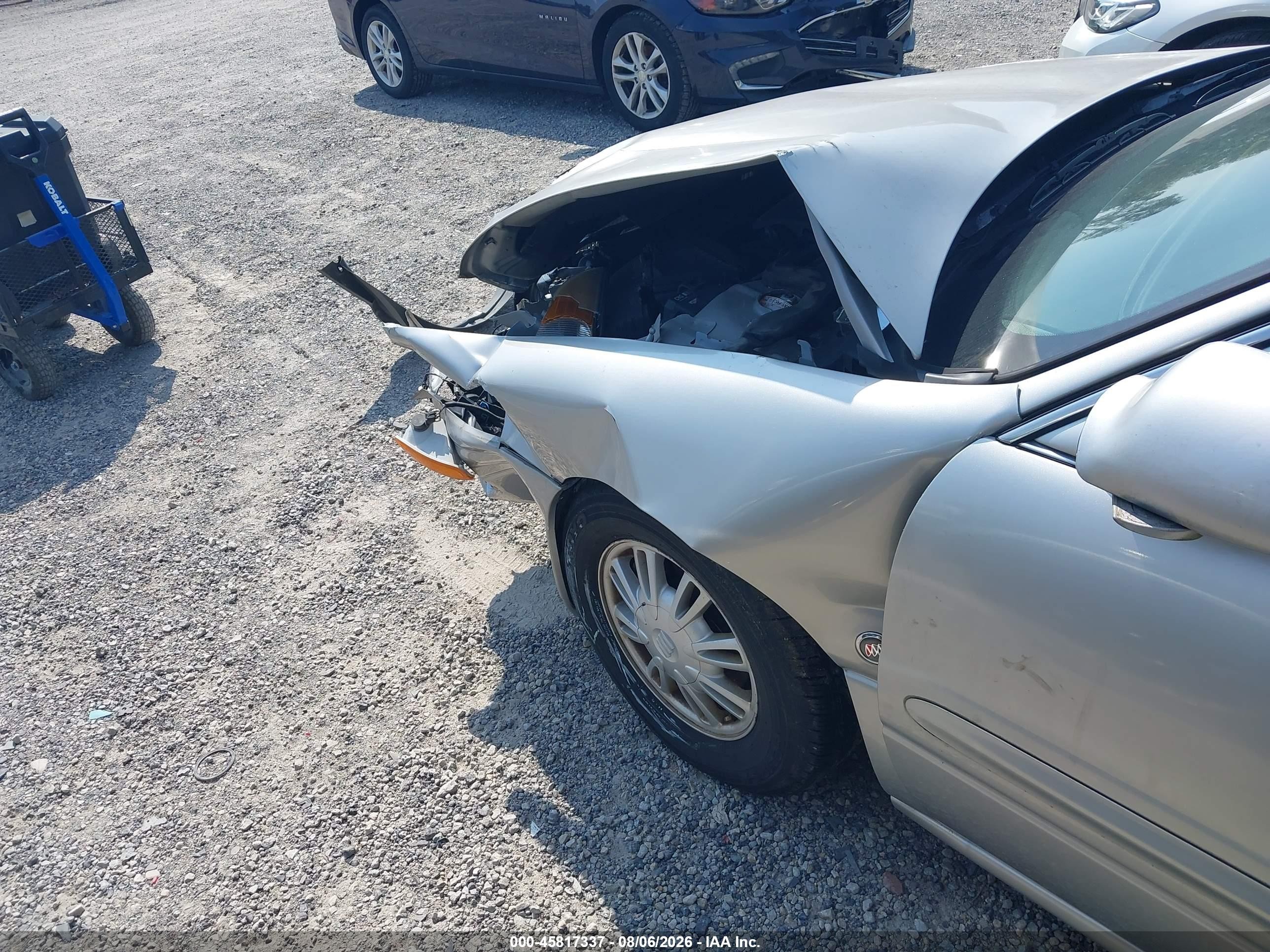 2004 Buick Lesabre Custom Silver vin: 1G4HP52K144117073