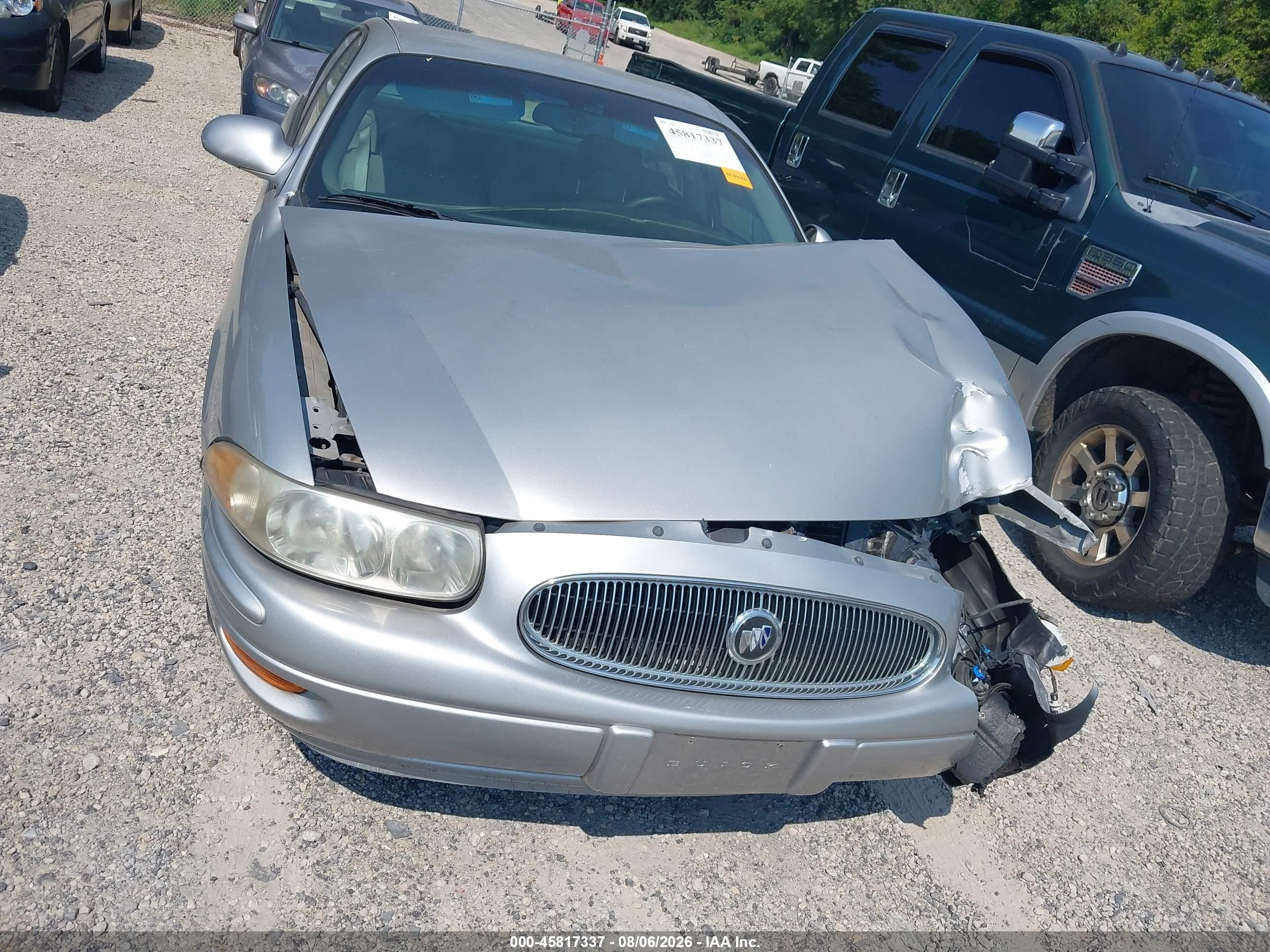 2004 Buick Lesabre Custom Silver vin: 1G4HP52K144117073