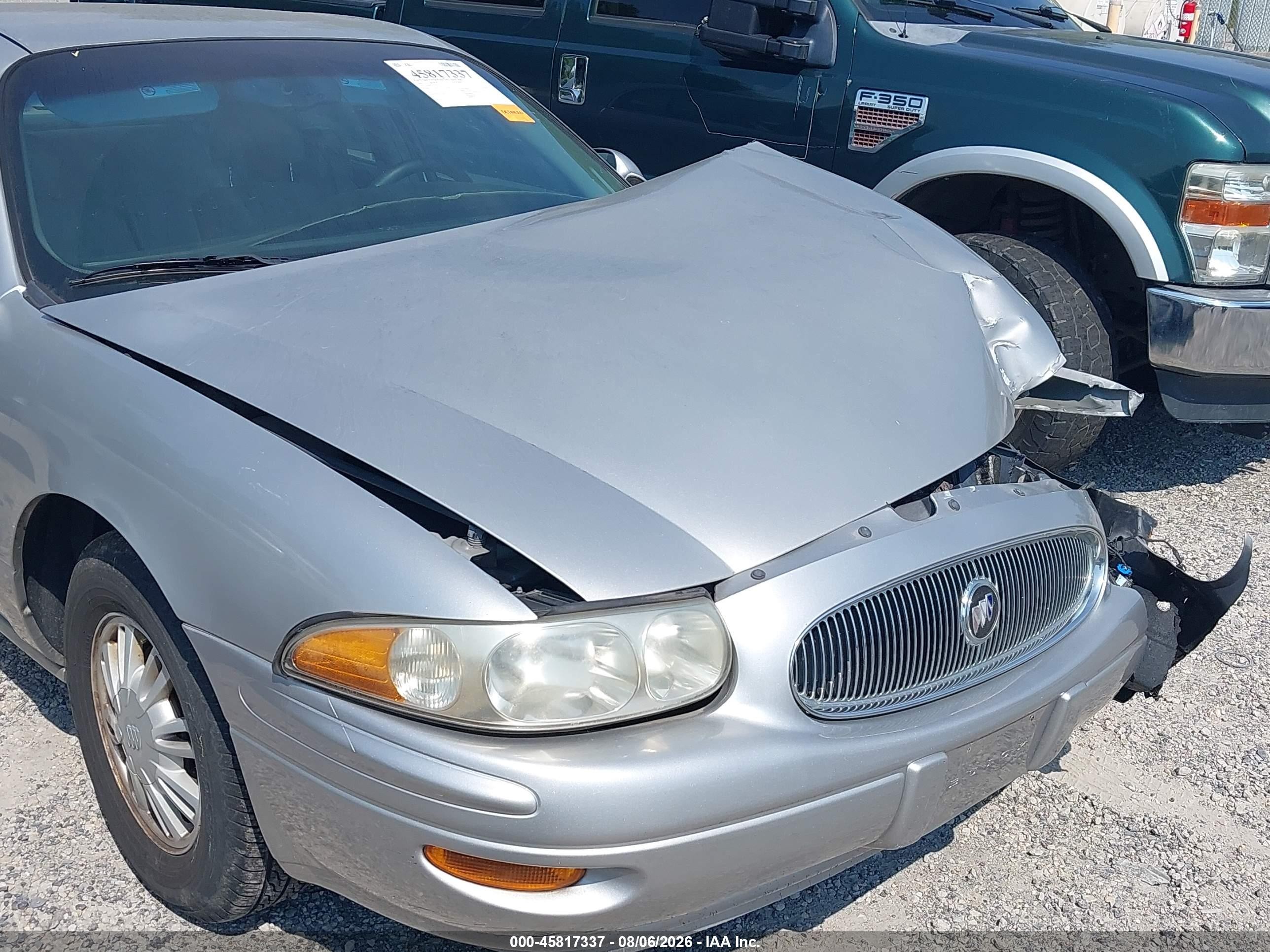 2004 Buick Lesabre Custom Silver vin: 1G4HP52K144117073