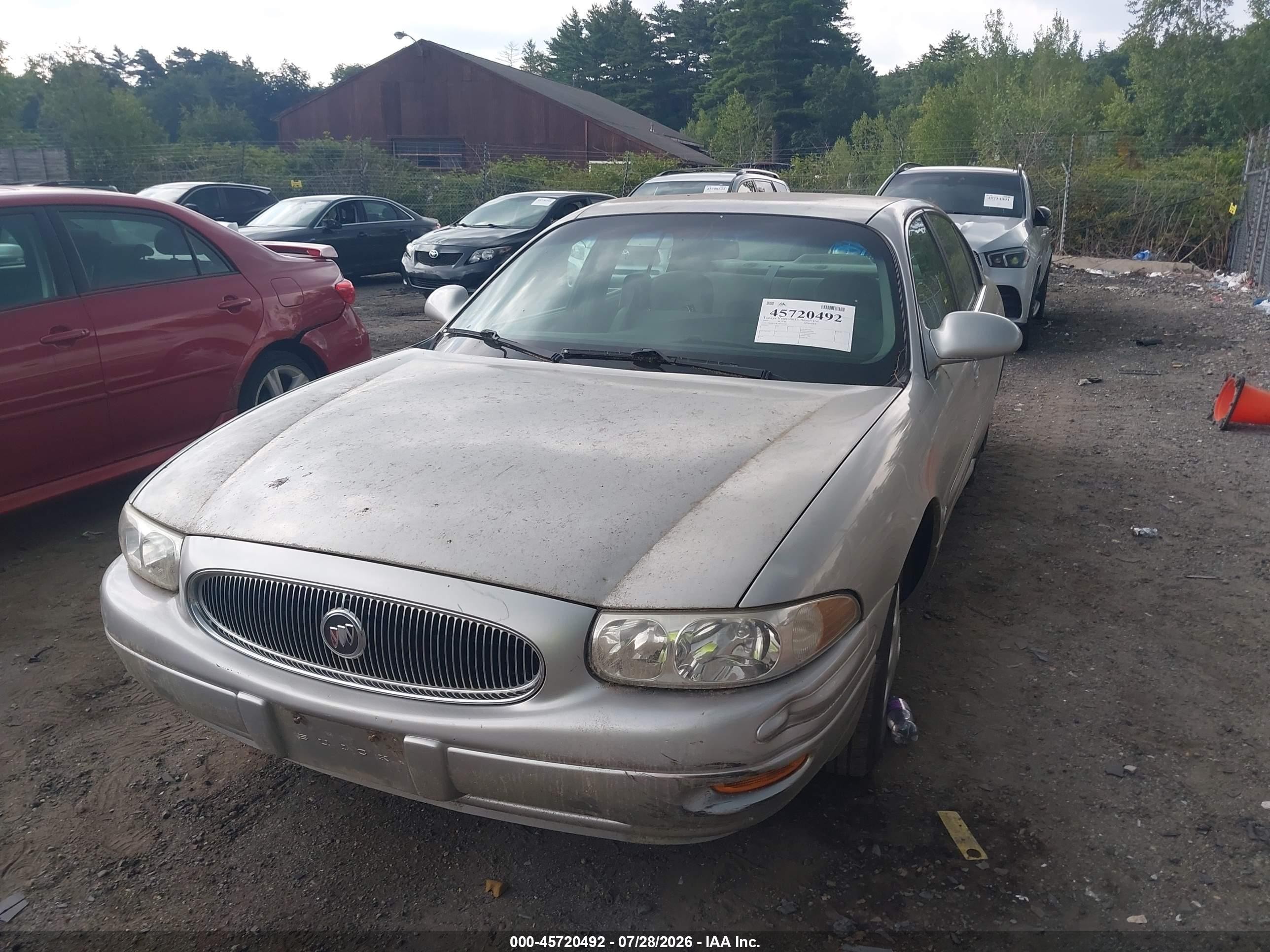 2004 Buick Lesabre Custom Серый vin: 1G4HP52K144120202