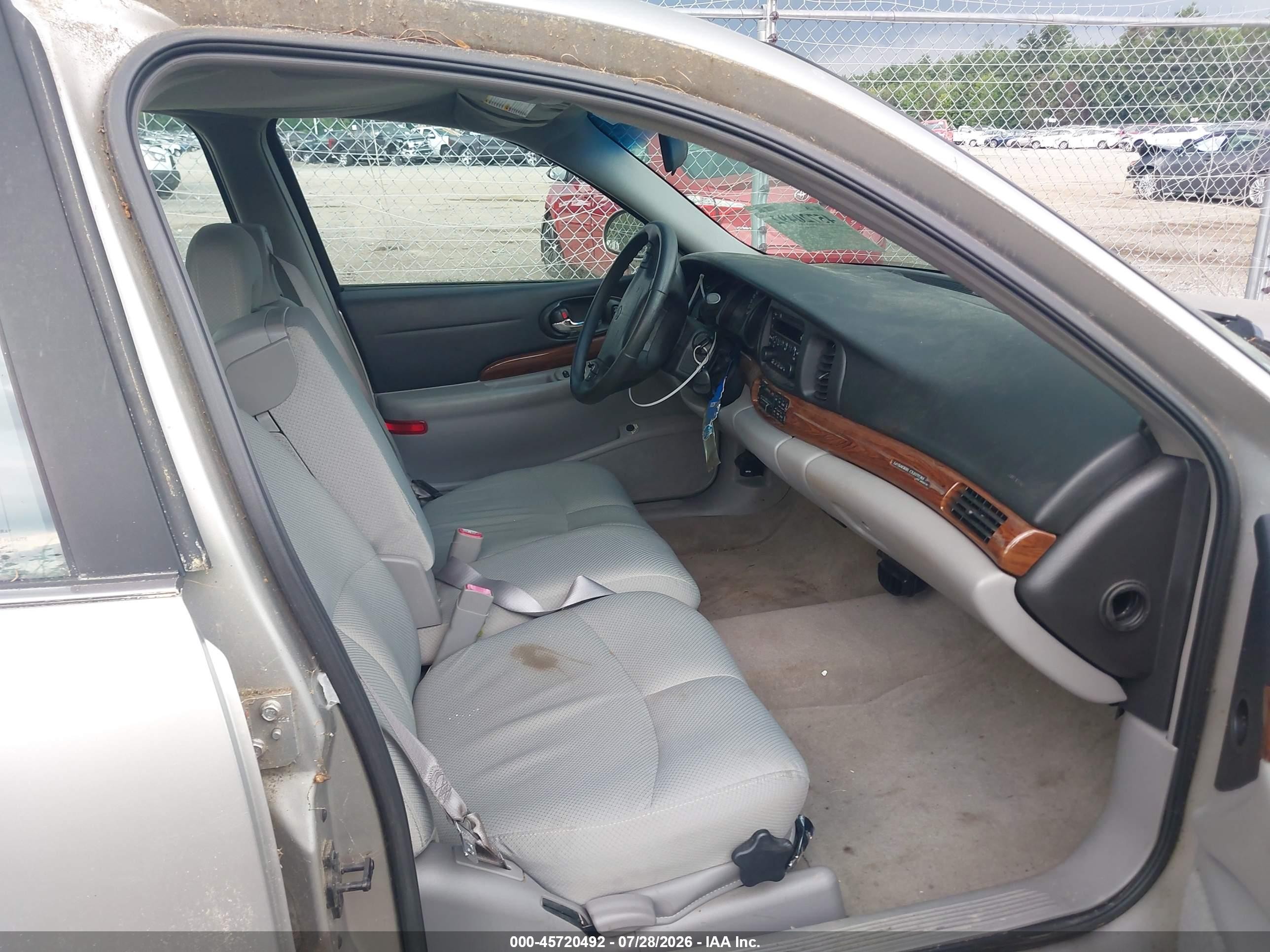 2004 Buick Lesabre Custom Серый vin: 1G4HP52K144120202