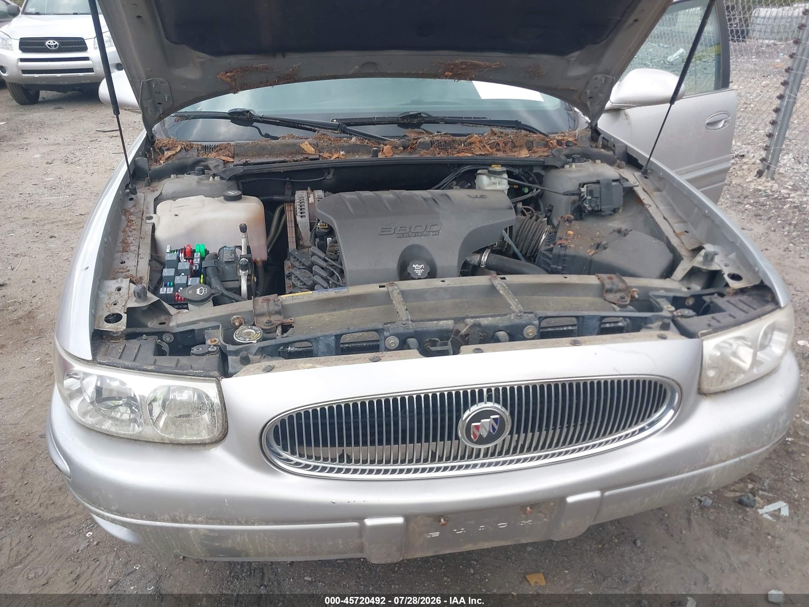 2004 Buick Lesabre Custom Серый vin: 1G4HP52K144120202