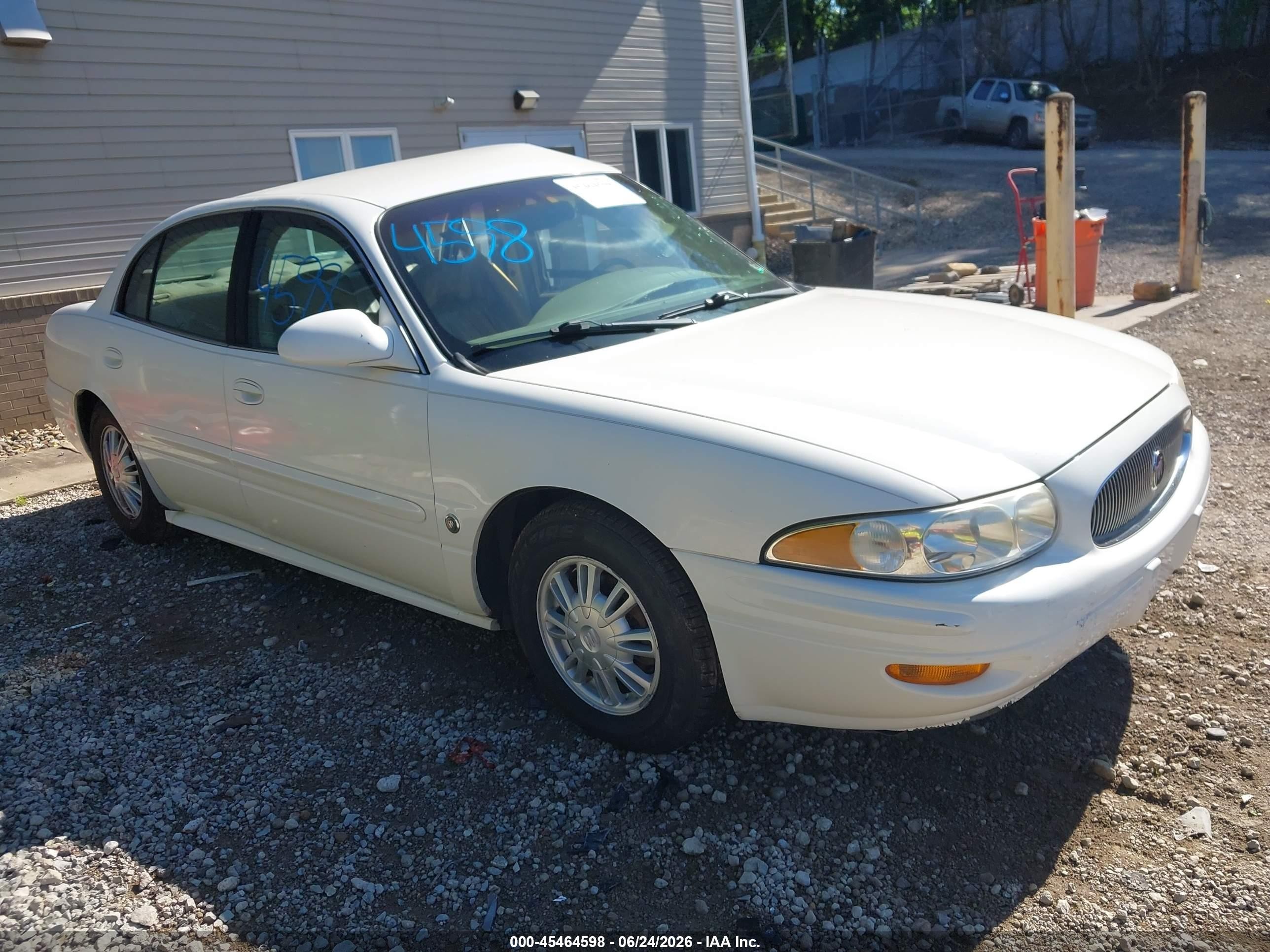 2004 Buick Lesabre Custom White vin: 1G4HP52K144126470