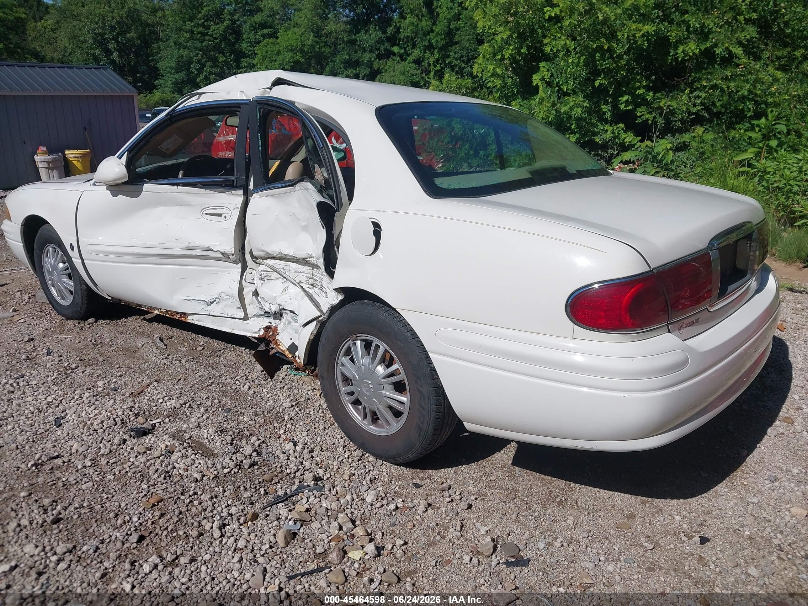 2004 Buick Lesabre Custom White vin: 1G4HP52K144126470