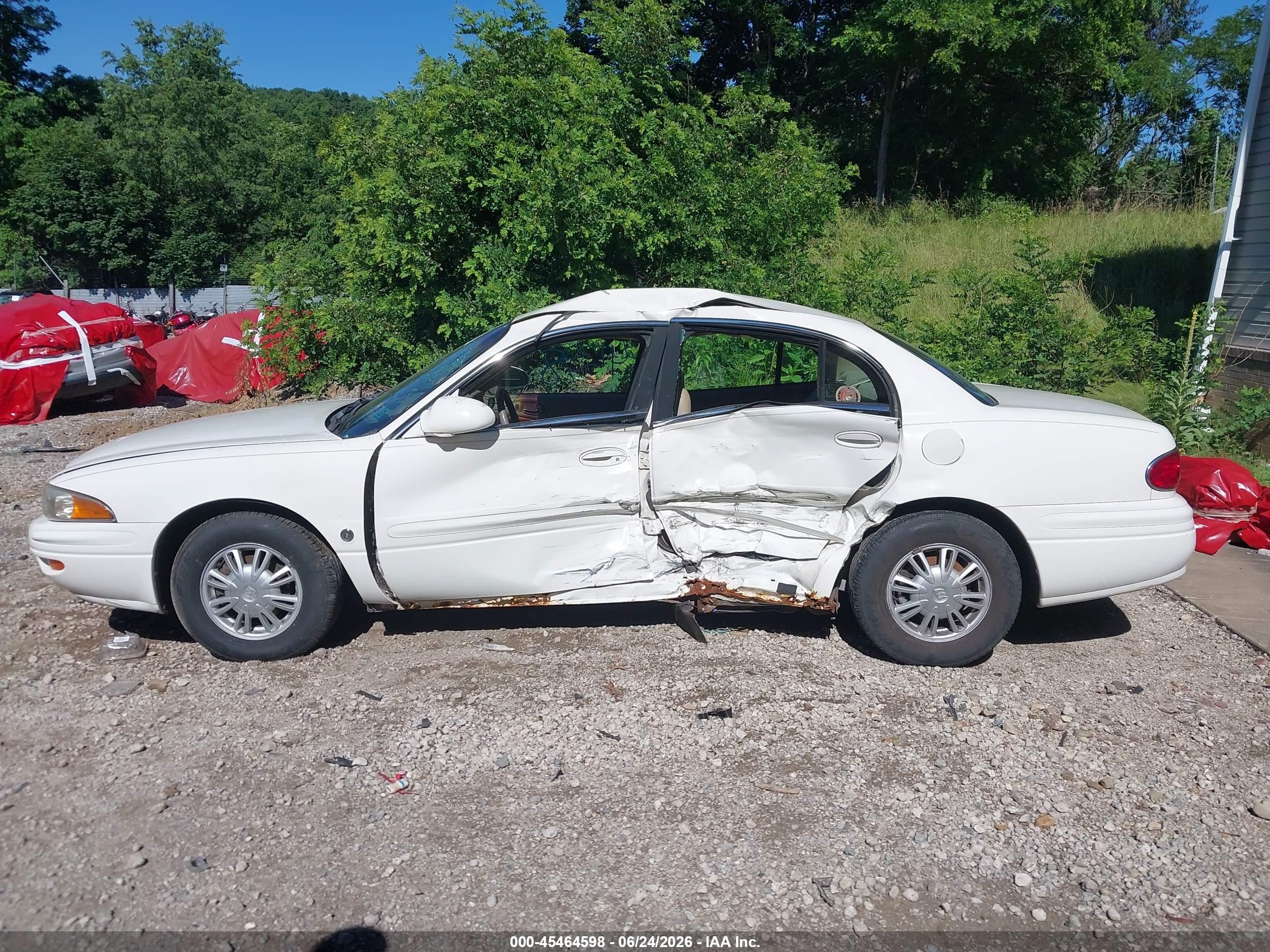 2004 Buick Lesabre Custom White vin: 1G4HP52K144126470