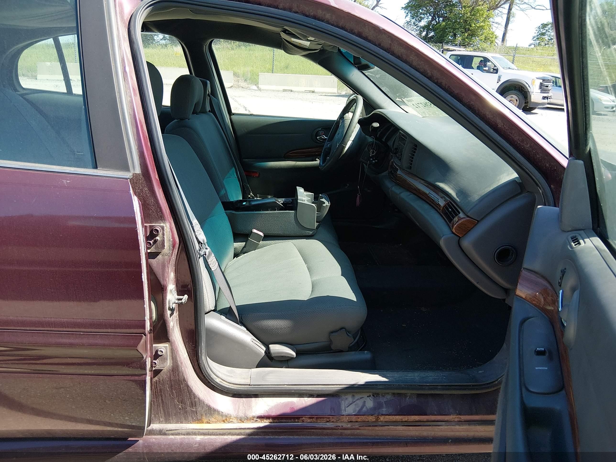 2004 Buick Lesabre Custom Burgundy vin: 1G4HP52K14U126002
