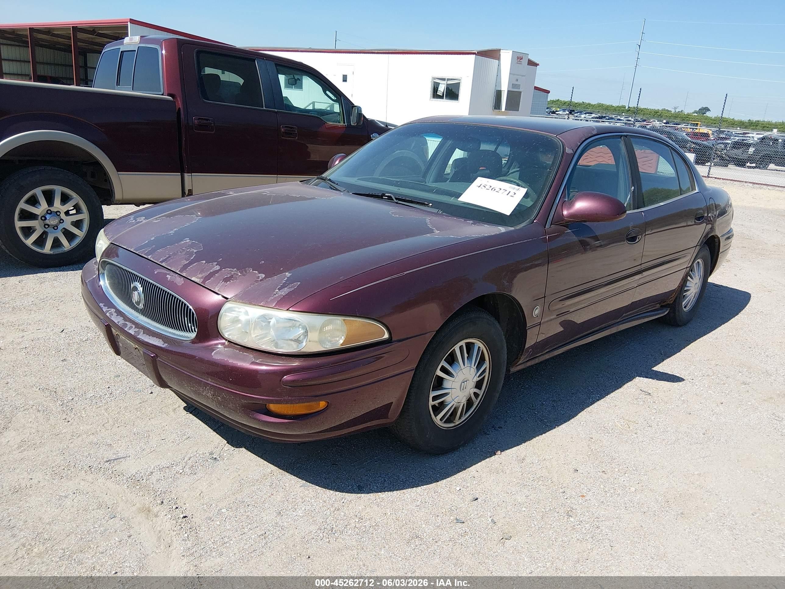 2004 Buick Lesabre Custom Burgundy vin: 1G4HP52K14U126002