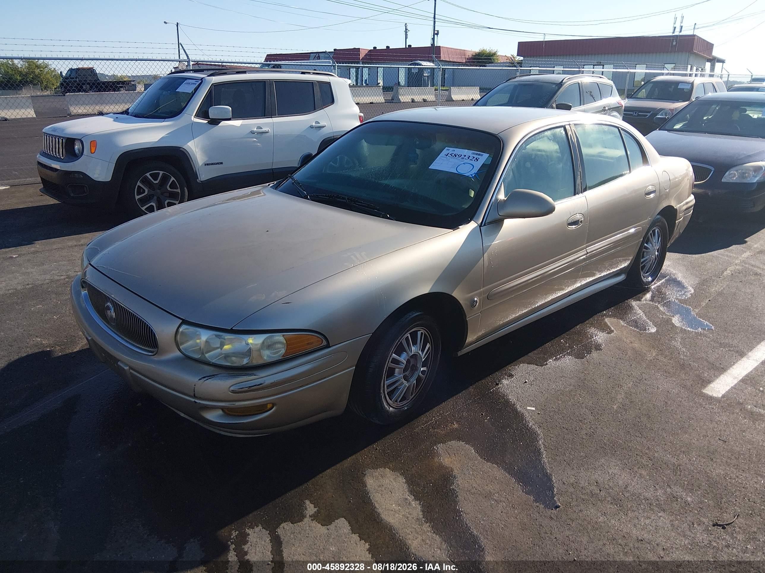 2005 Buick Lesabre Custom Золотой vin: 1G4HP52K15U280226