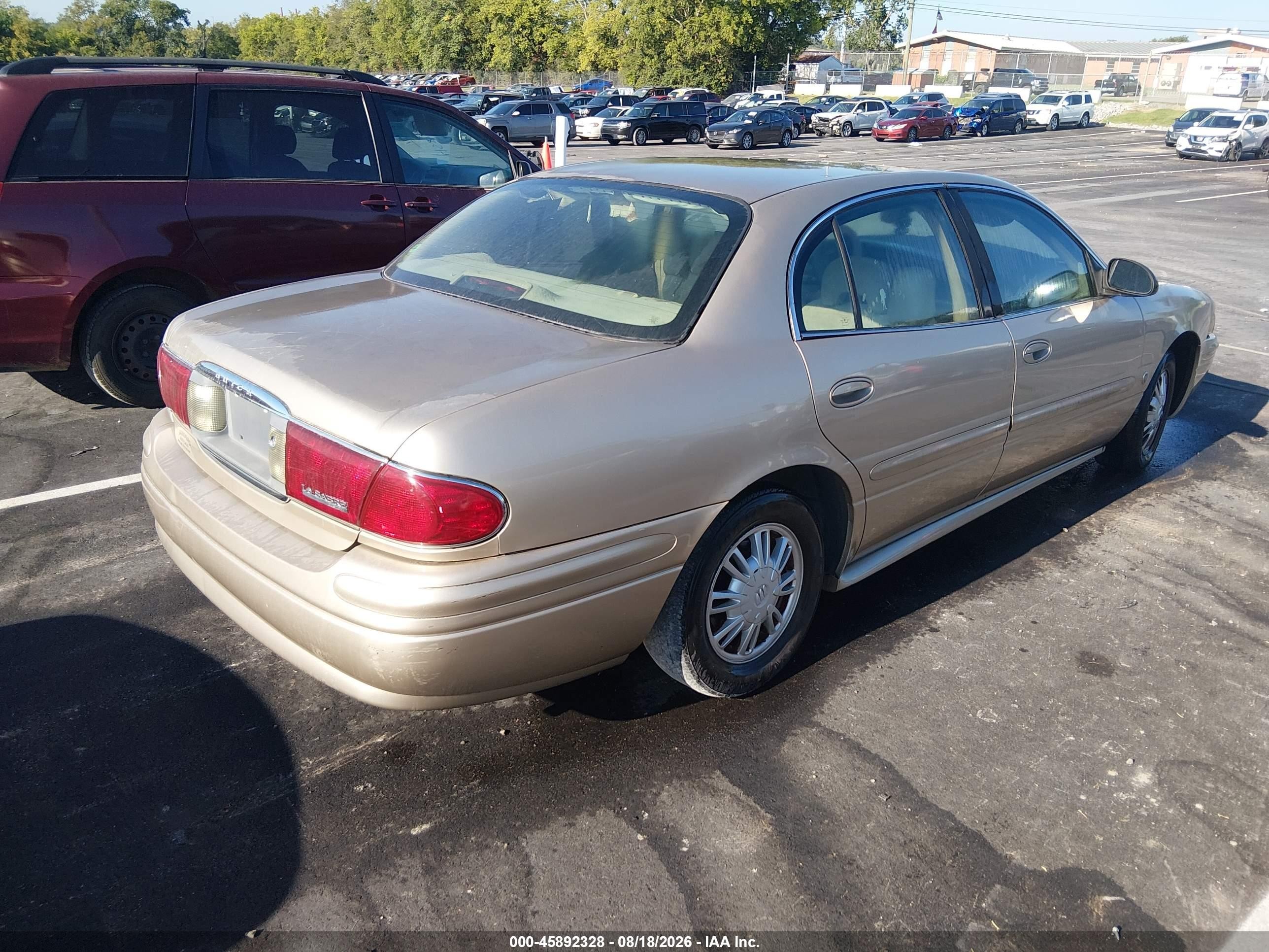 2005 Buick Lesabre Custom Золотой vin: 1G4HP52K15U280226