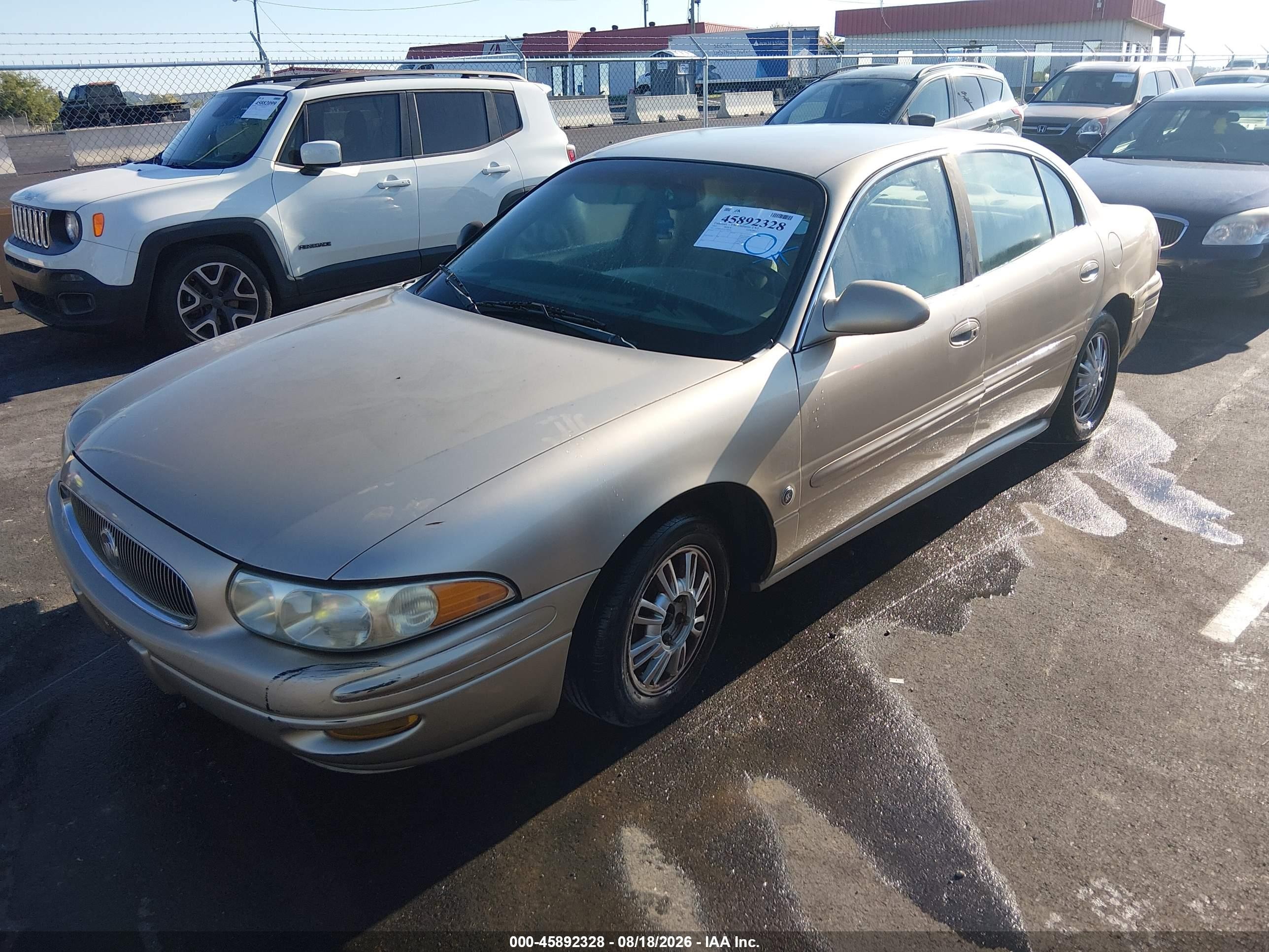 2005 Buick Lesabre Custom Золотой vin: 1G4HP52K15U280226