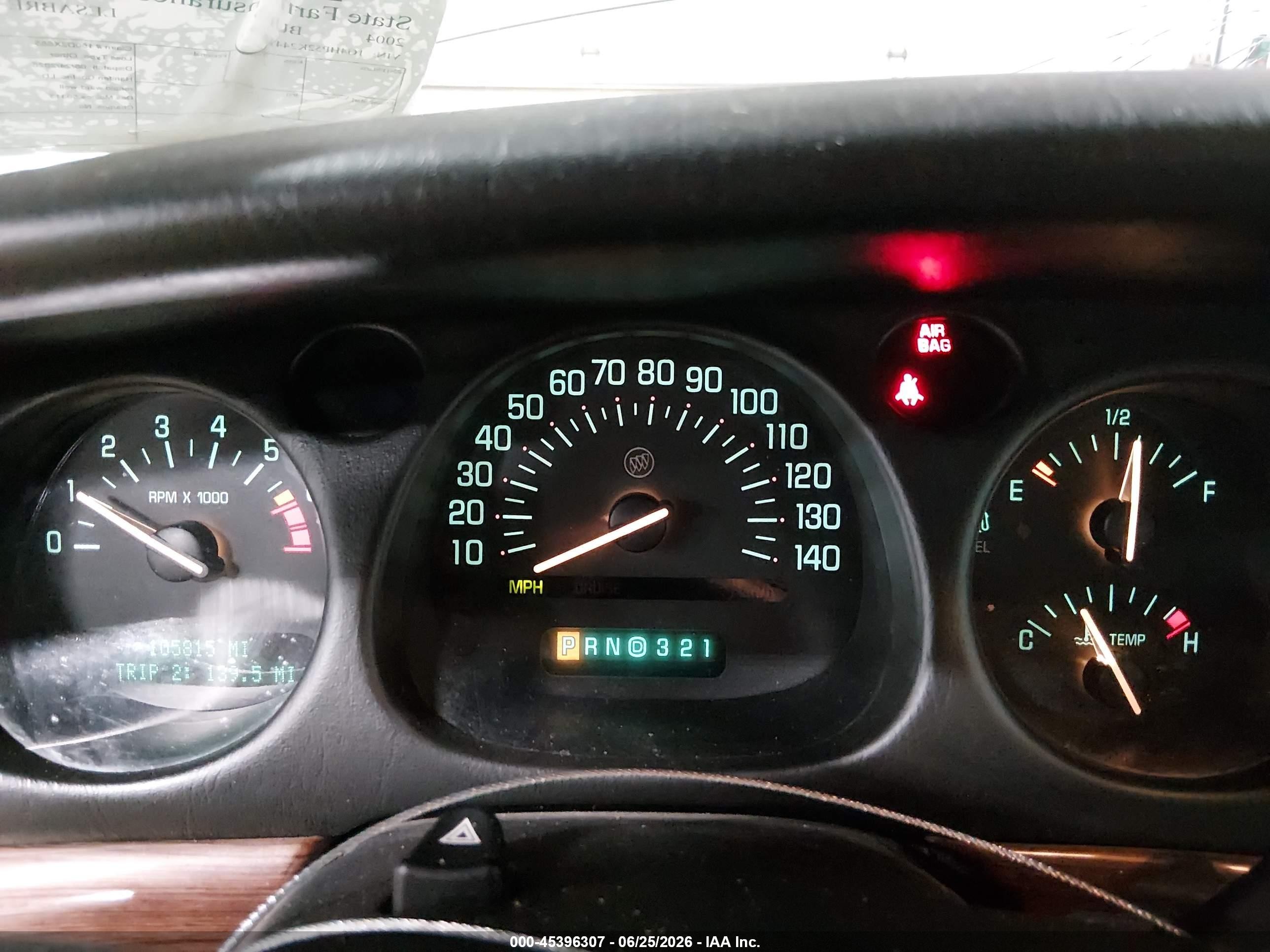2004 Buick Lesabre Custom Silver vin: 1G4HP52K244169974