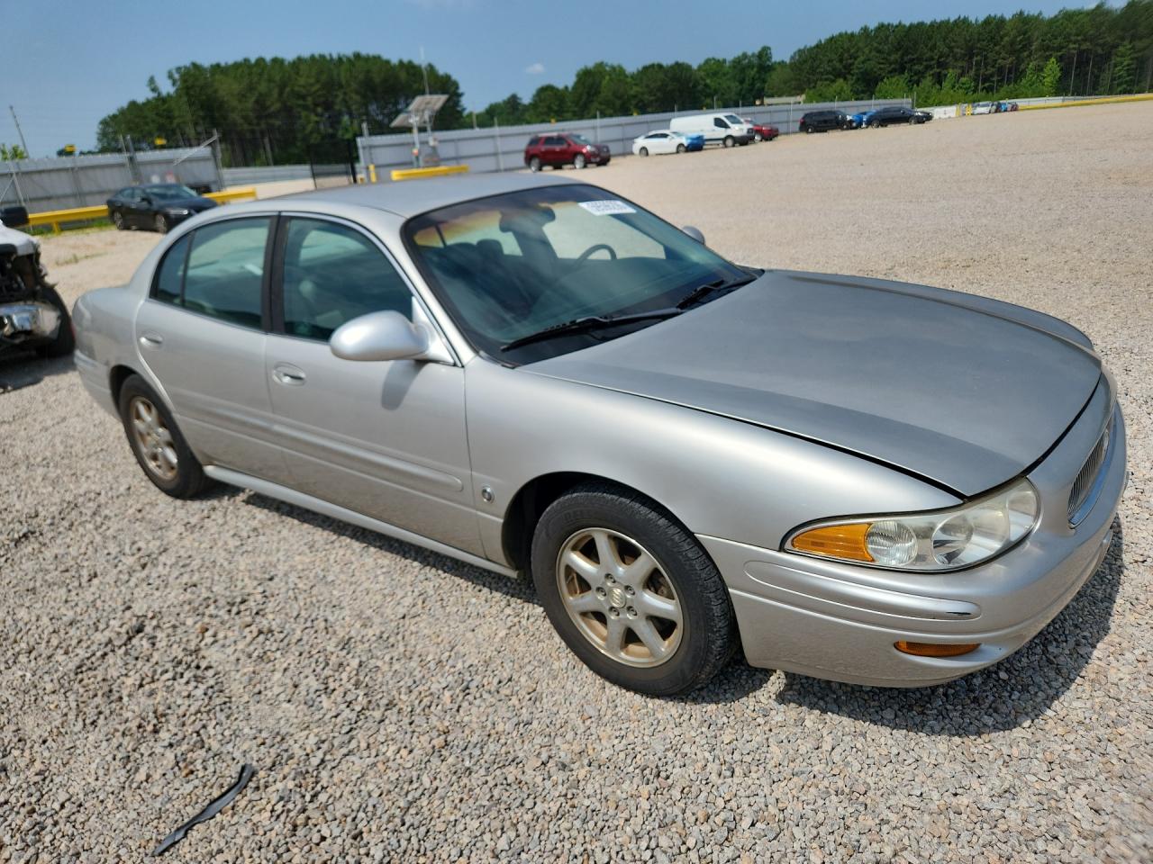 2004 Buick Lesabre Custom Silver vin: 1G4HP52K244177041