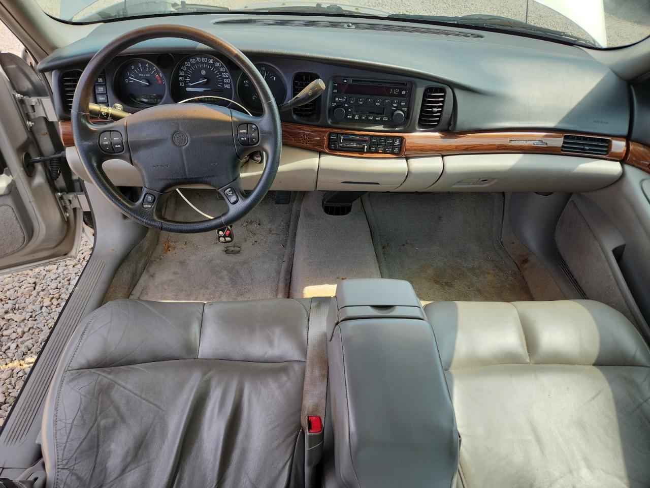 2004 Buick Lesabre Custom Silver vin: 1G4HP52K244177041