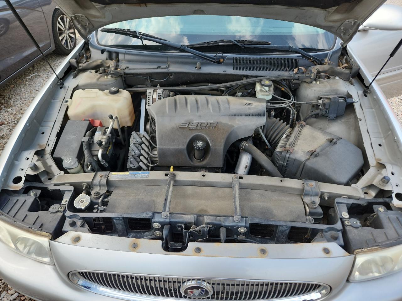 2004 Buick Lesabre Custom Silver vin: 1G4HP52K244177041
