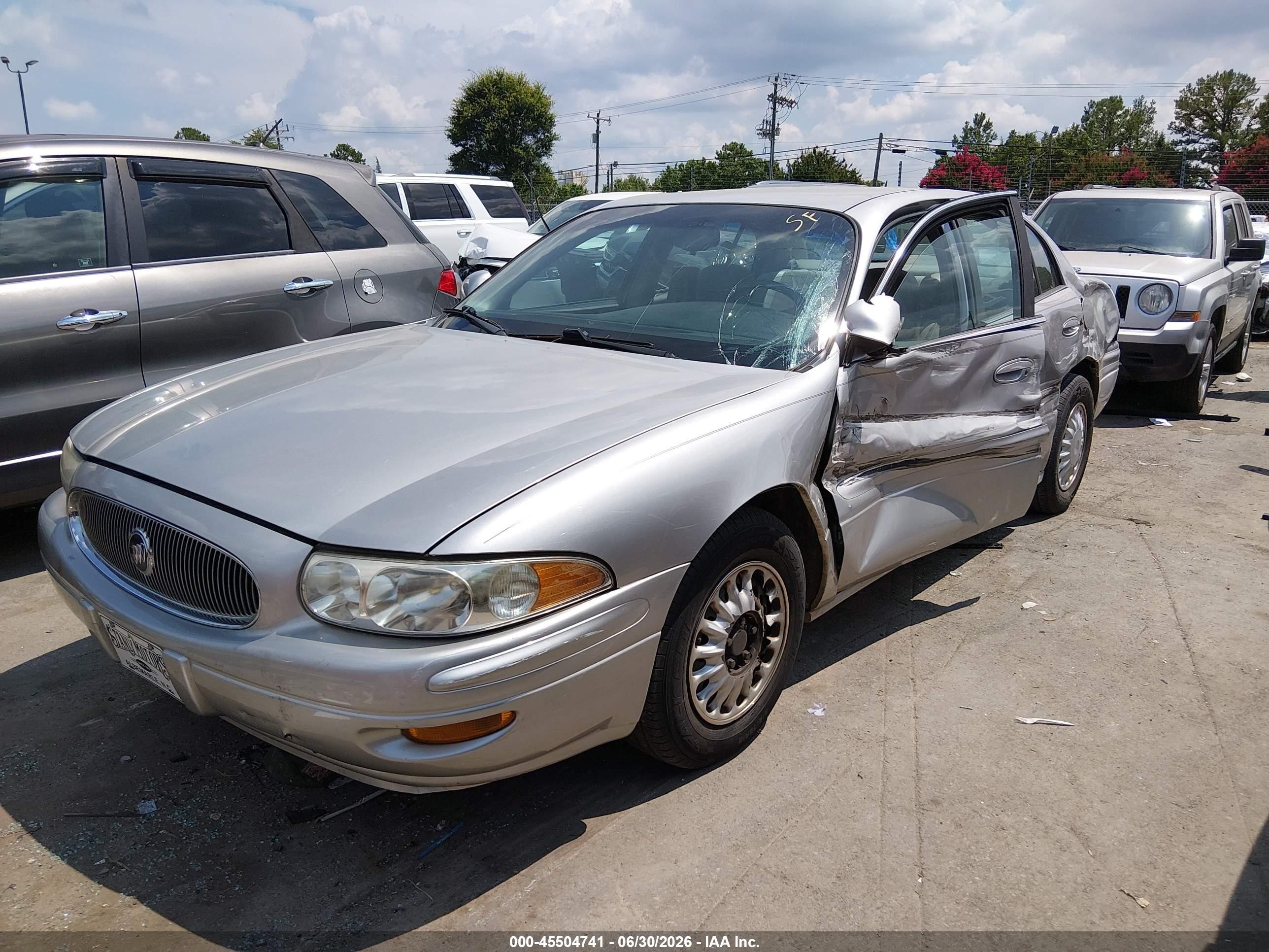 2005 Buick Lesabre Custom Серебряный vin: 1G4HP52K25U175369