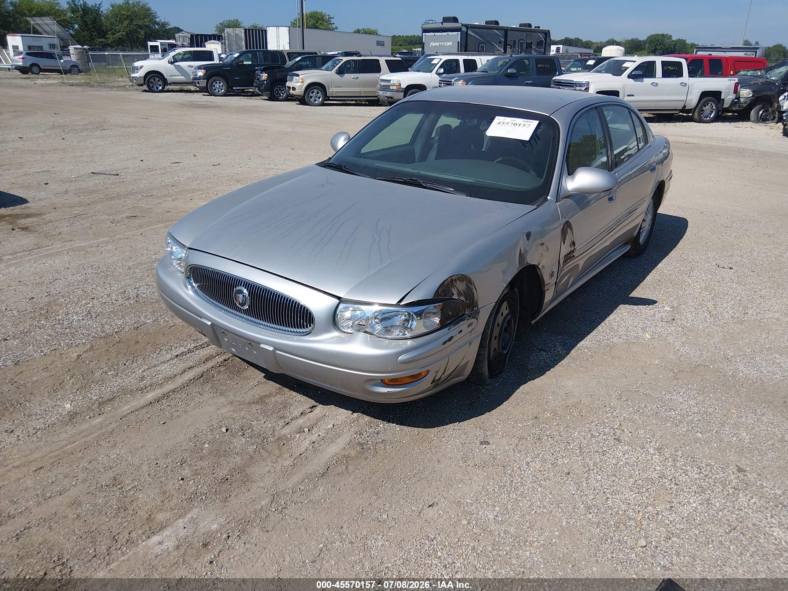 2005 Buick Lesabre Custom Silver vin: 1G4HP52K25U264116