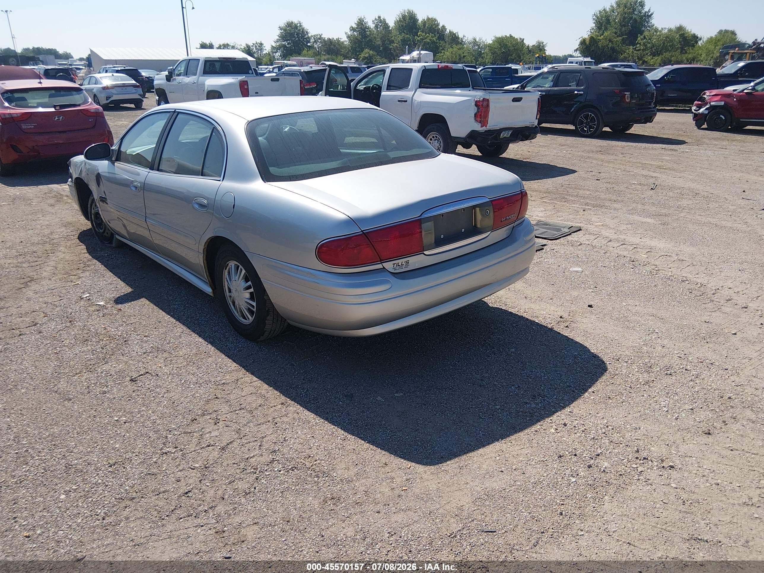 2005 Buick Lesabre Custom Silver vin: 1G4HP52K25U264116