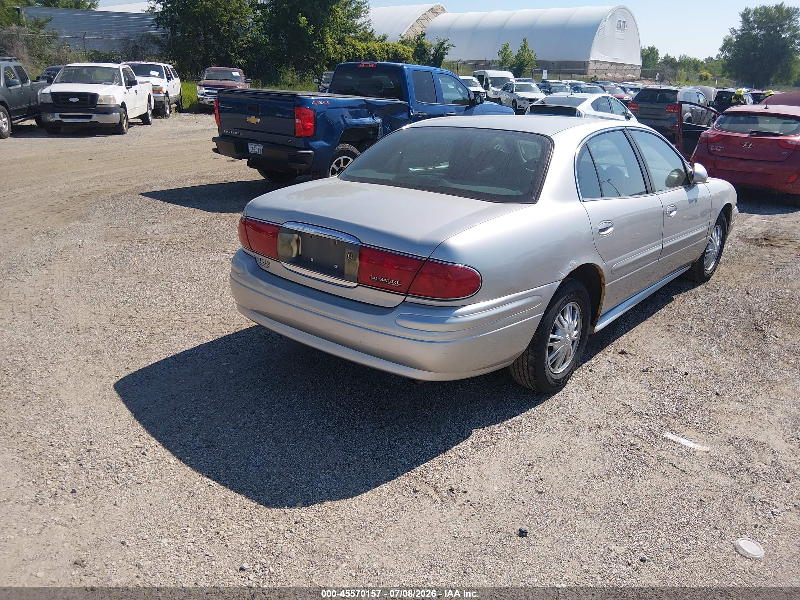 2005 Buick Lesabre Custom Silver vin: 1G4HP52K25U264116