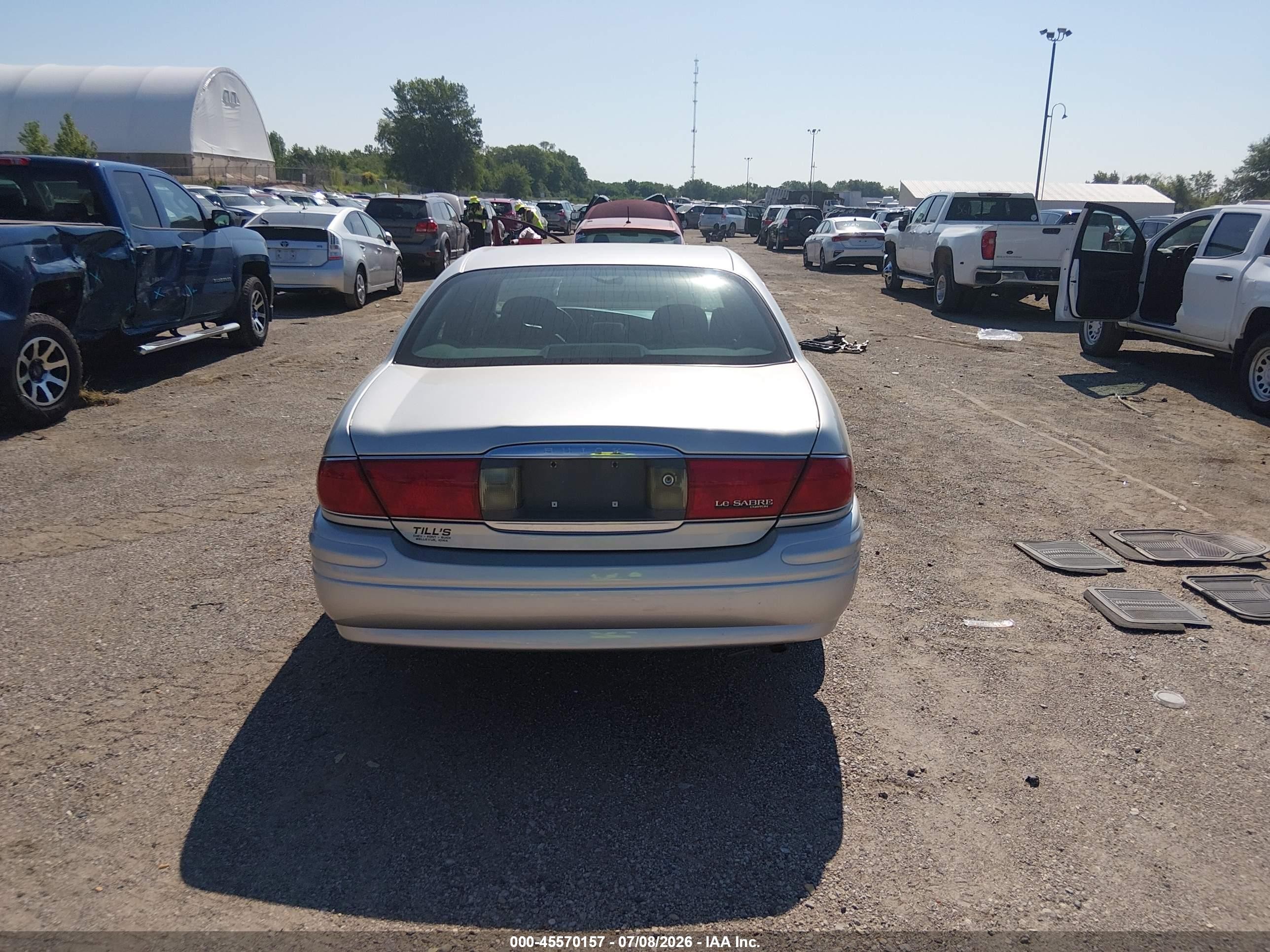 2005 Buick Lesabre Custom Silver vin: 1G4HP52K25U264116