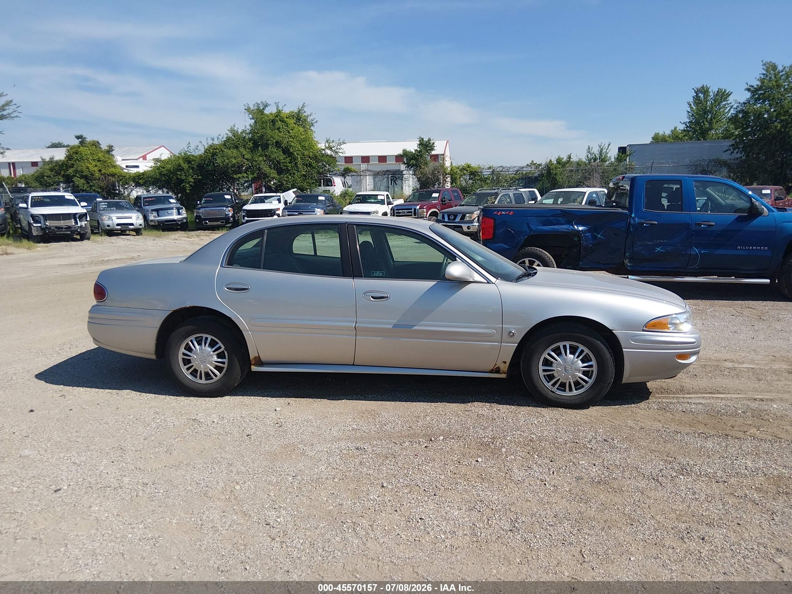 2005 Buick Lesabre Custom Silver vin: 1G4HP52K25U264116
