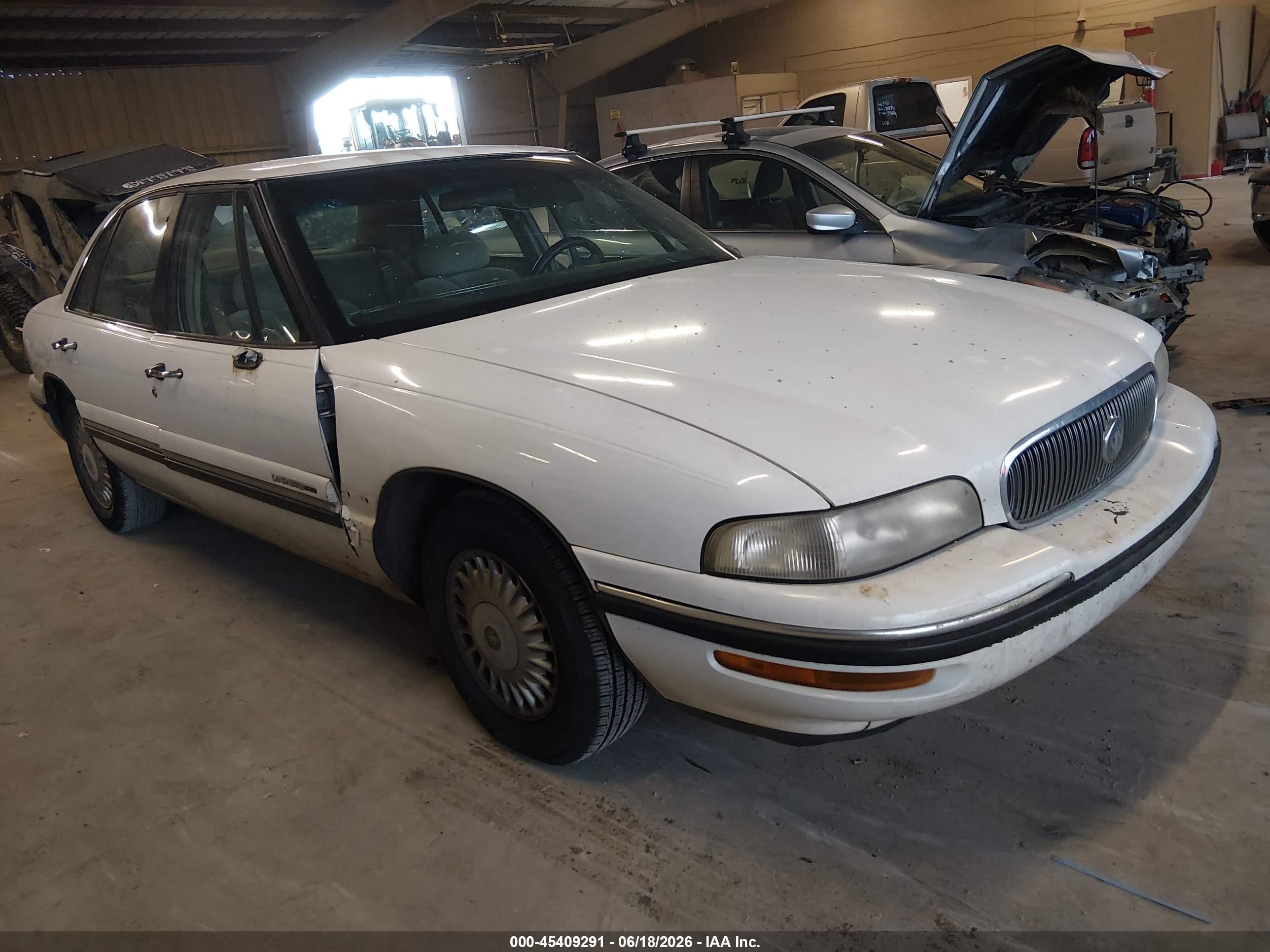 1999 Buick Lesabre Custom White vin: 1G4HP52K2XH450735