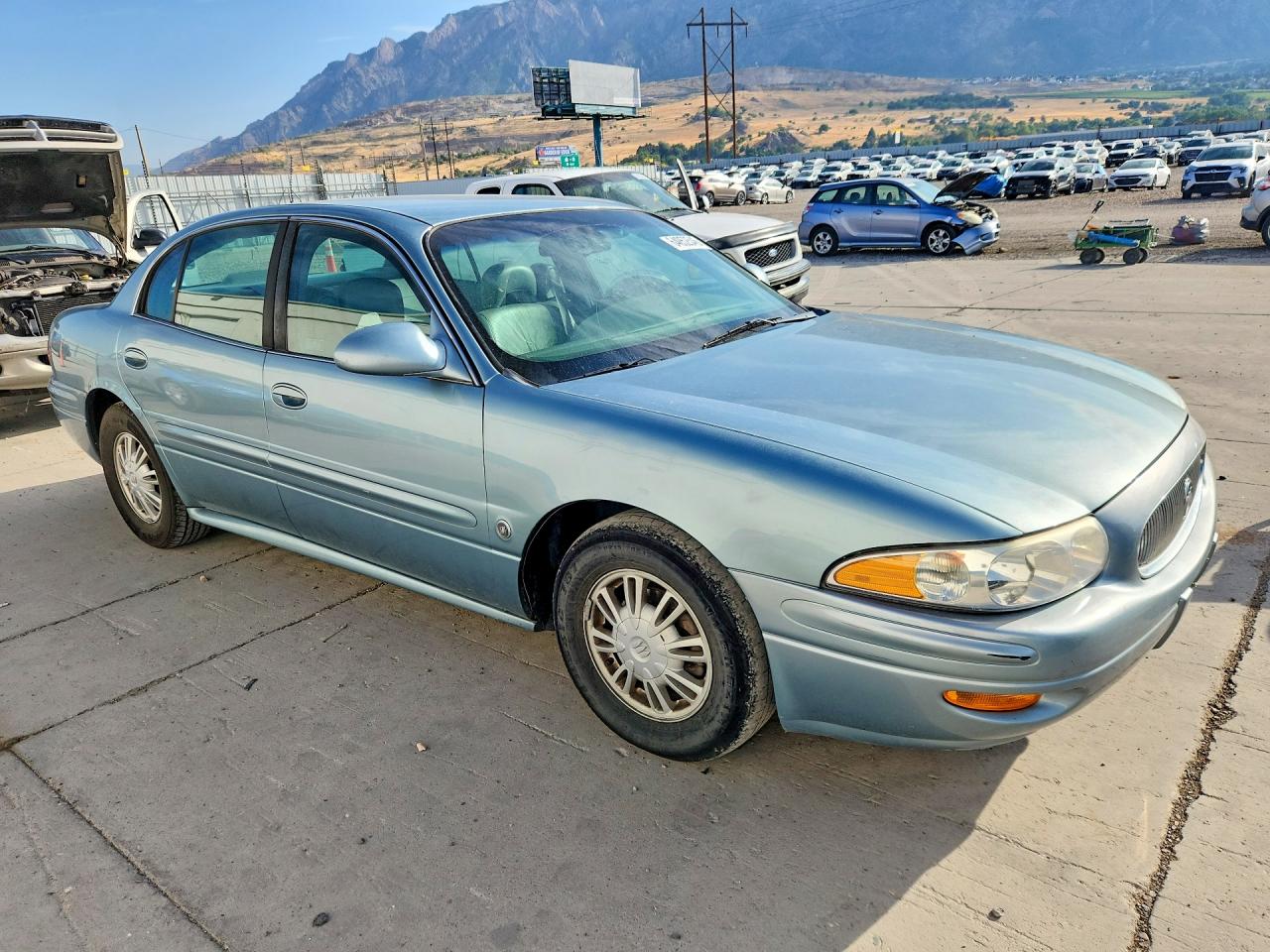 2003 Buick Lesabre Синий vin: 1G4HP52K334131202