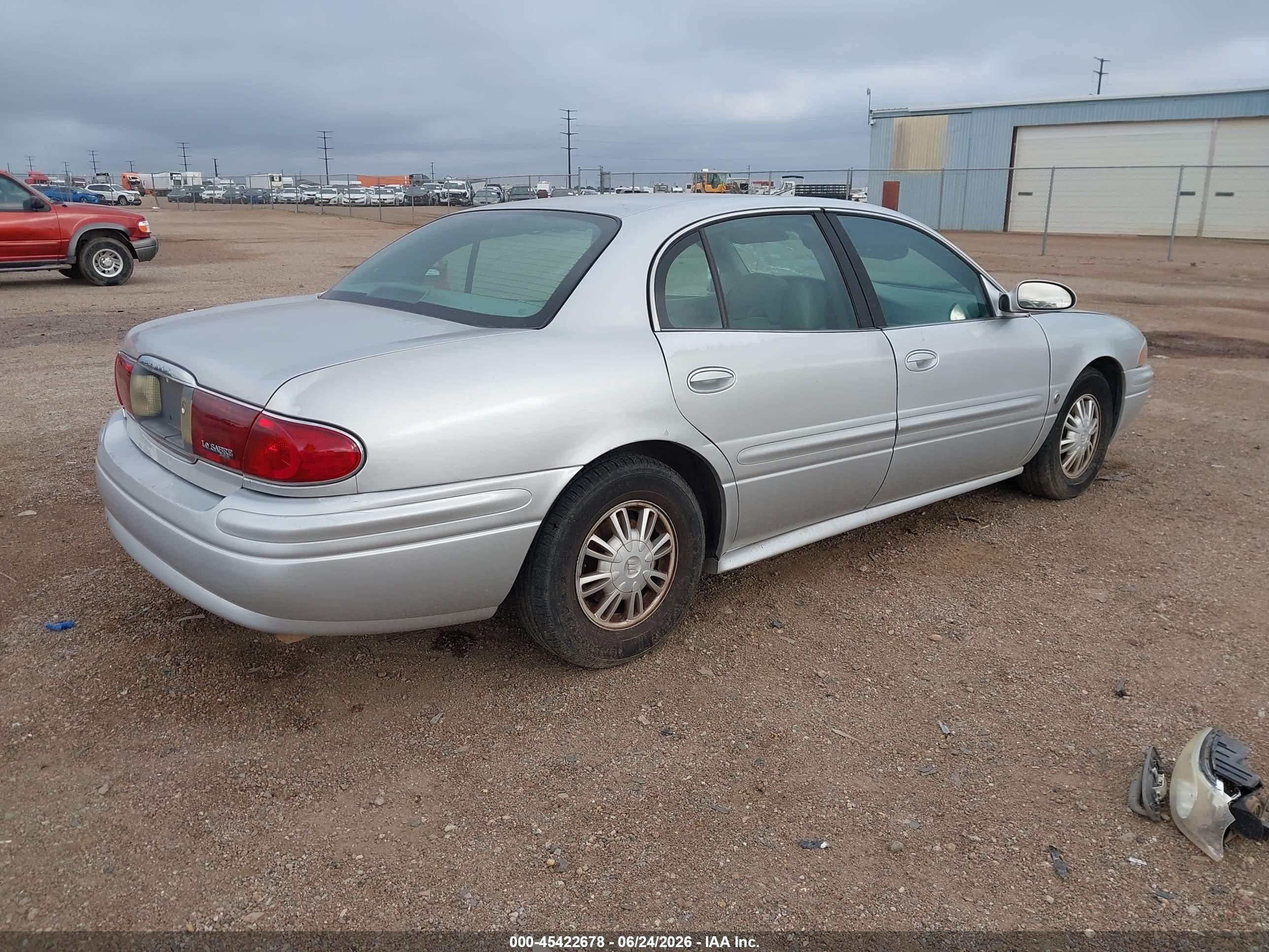 2003 Buick Lesabre Custom Silver vin: 1G4HP52K334198883