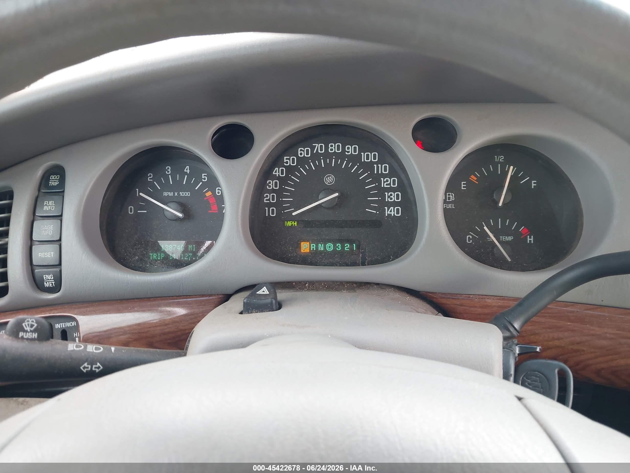 2003 Buick Lesabre Custom Silver vin: 1G4HP52K334198883