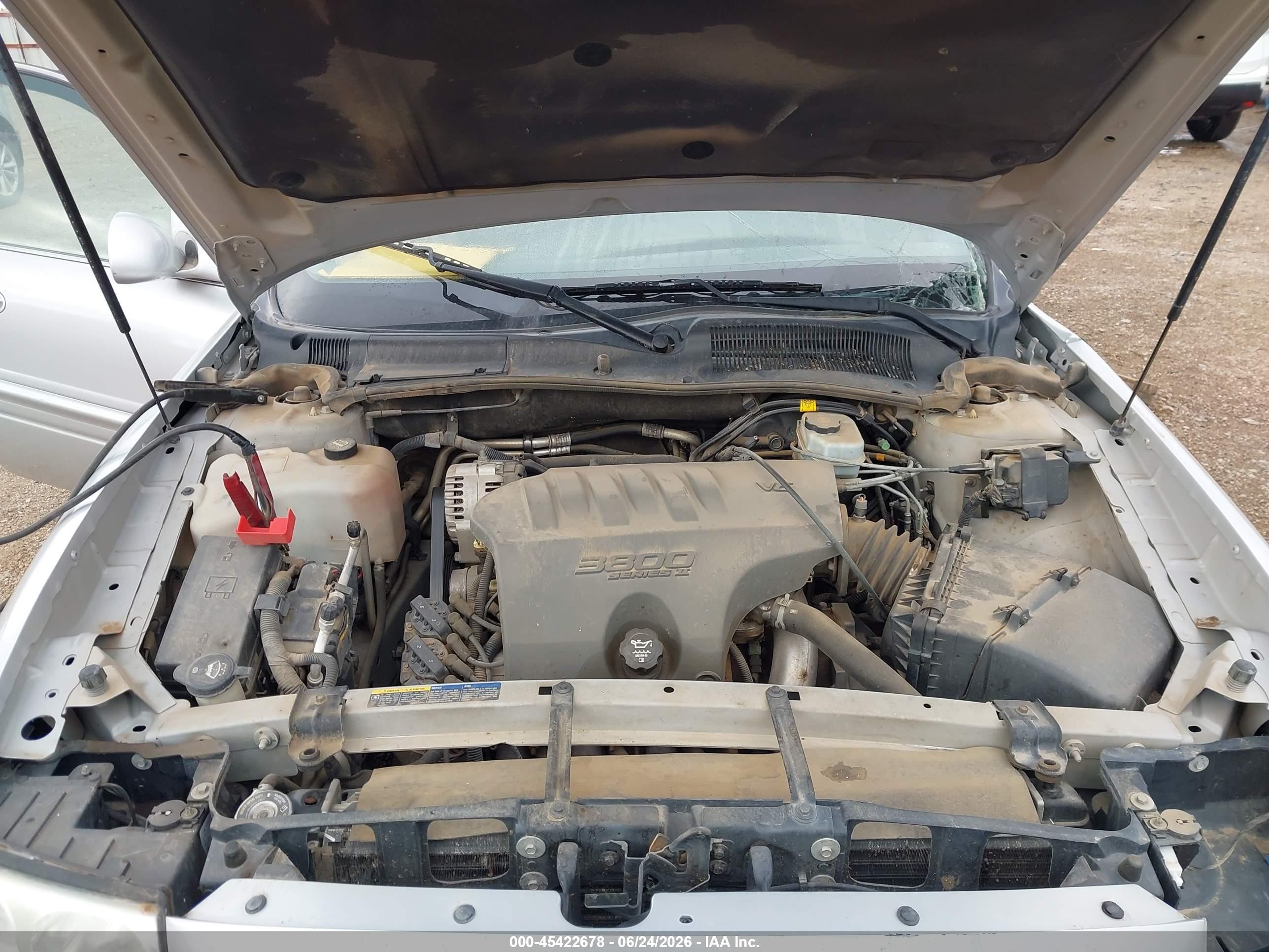 2003 Buick Lesabre Custom Silver vin: 1G4HP52K334198883