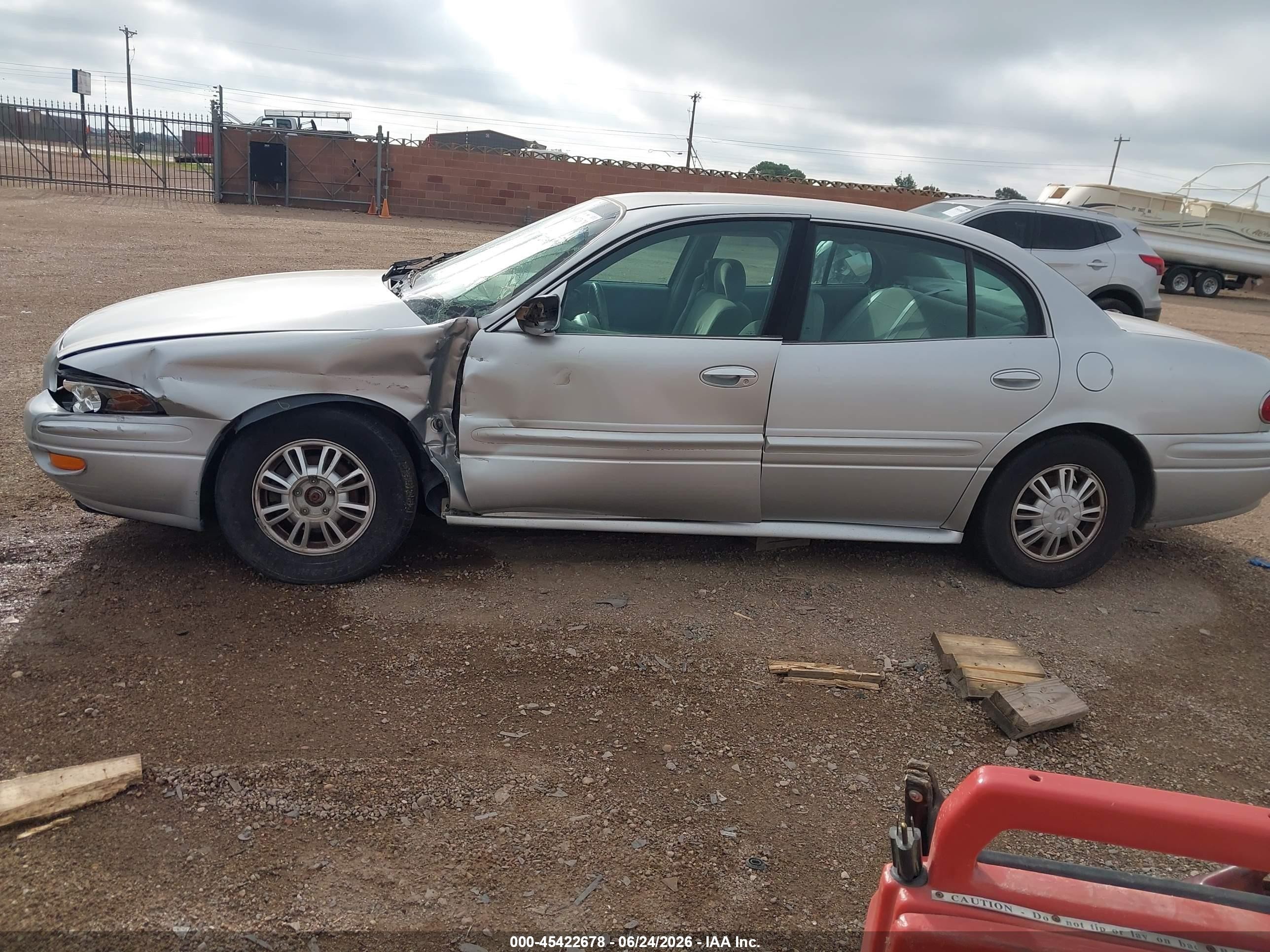 2003 Buick Lesabre Custom Silver vin: 1G4HP52K334198883