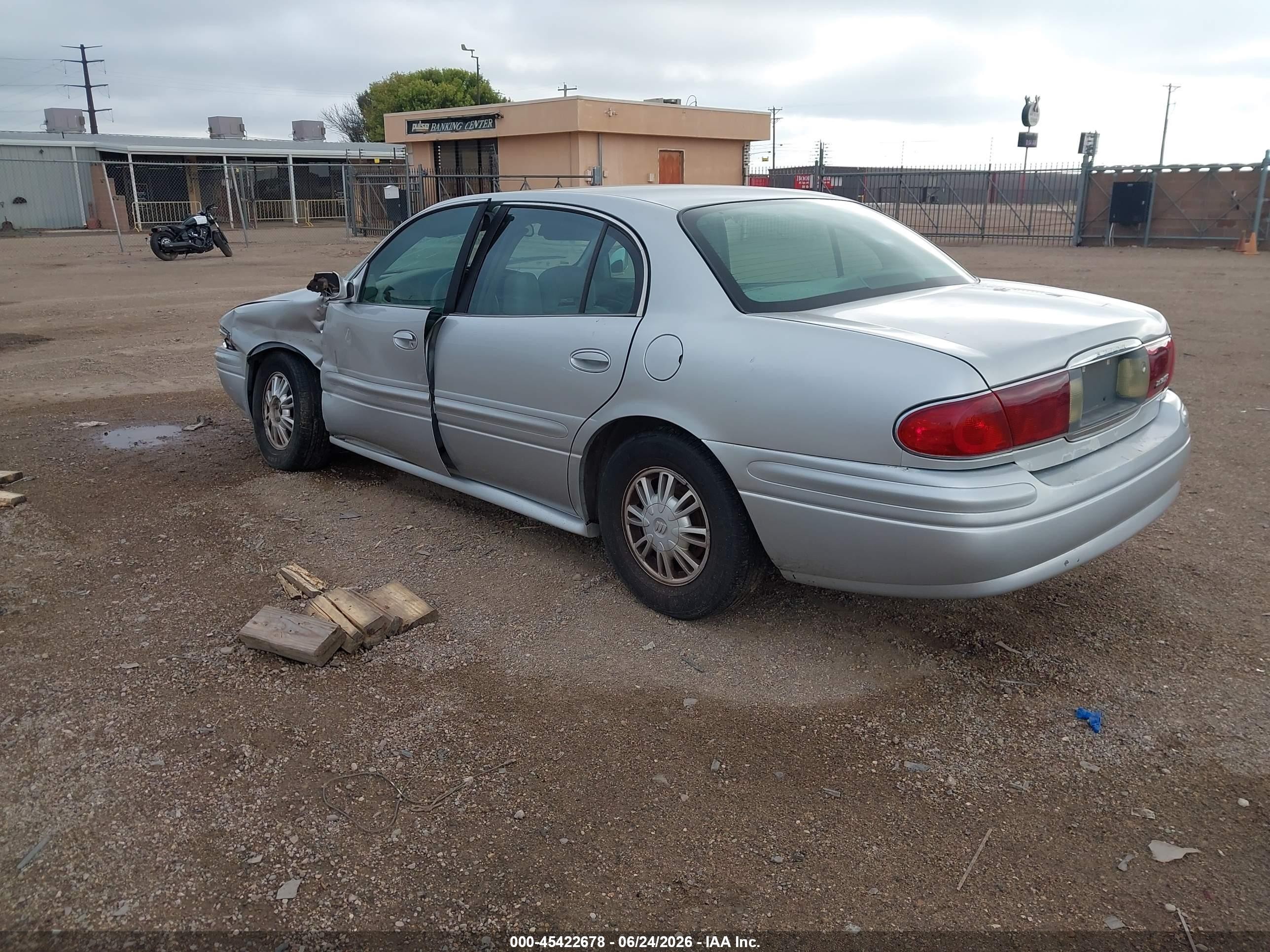 2003 Buick Lesabre Custom Silver vin: 1G4HP52K334198883