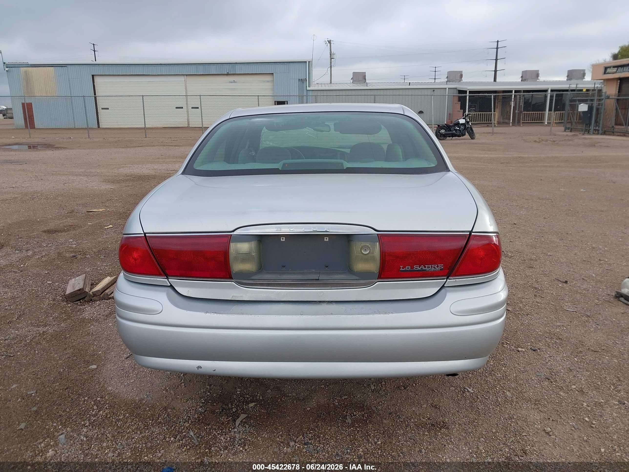 2003 Buick Lesabre Custom Silver vin: 1G4HP52K334198883