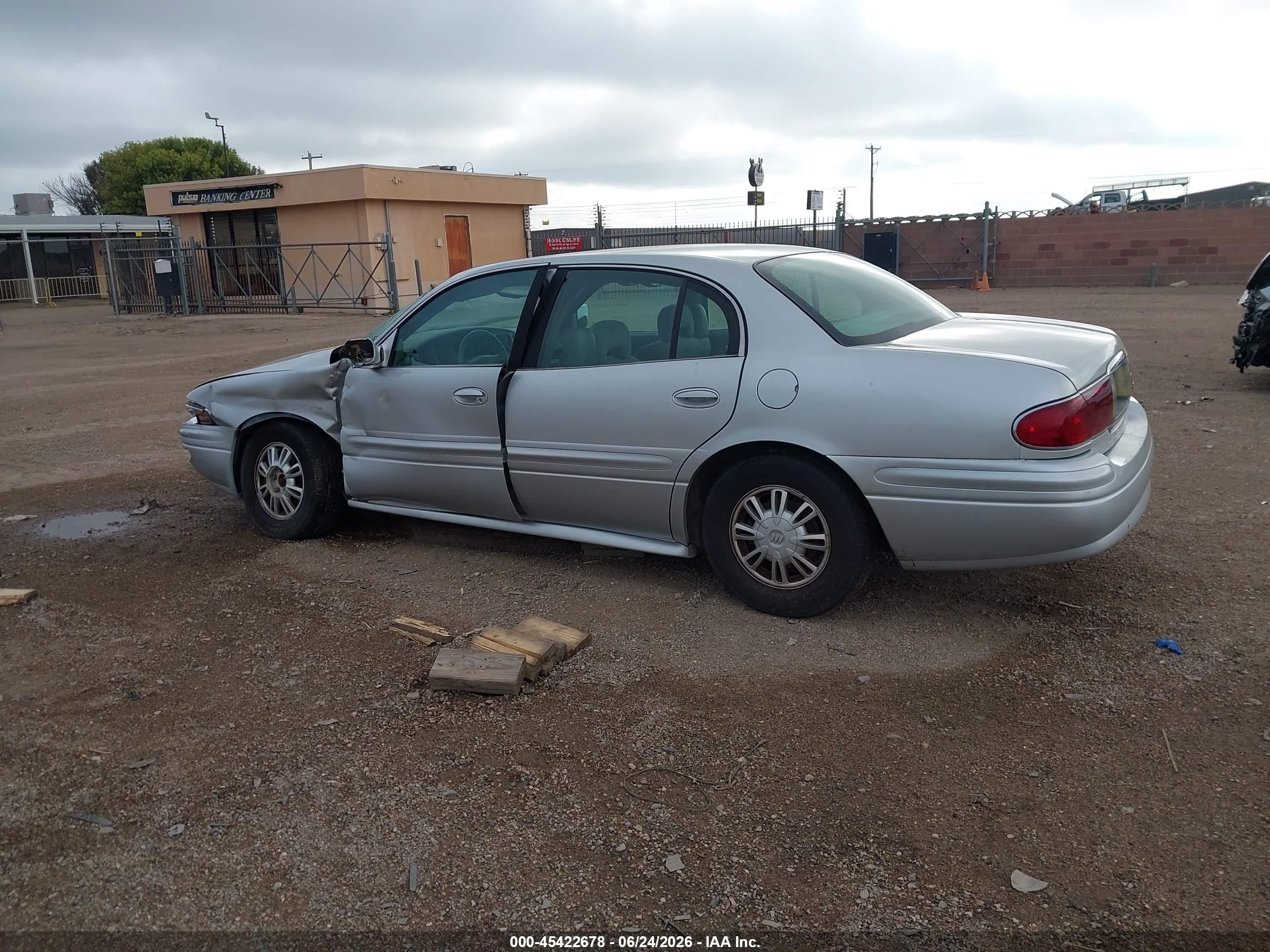 2003 Buick Lesabre Custom Silver vin: 1G4HP52K334198883