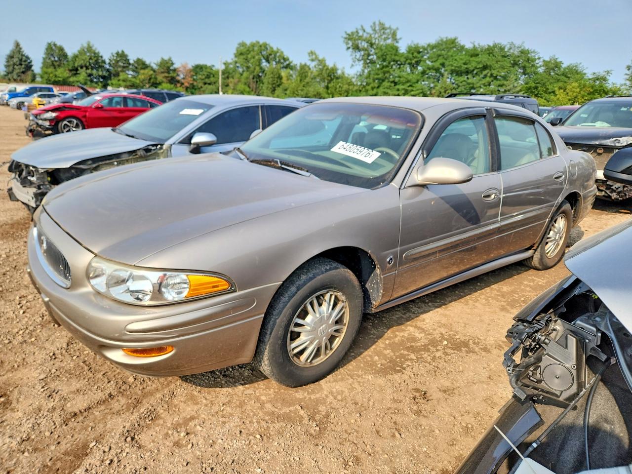 2003 Buick Lesabre Custom Gray vin: 1G4HP52K33U184191
