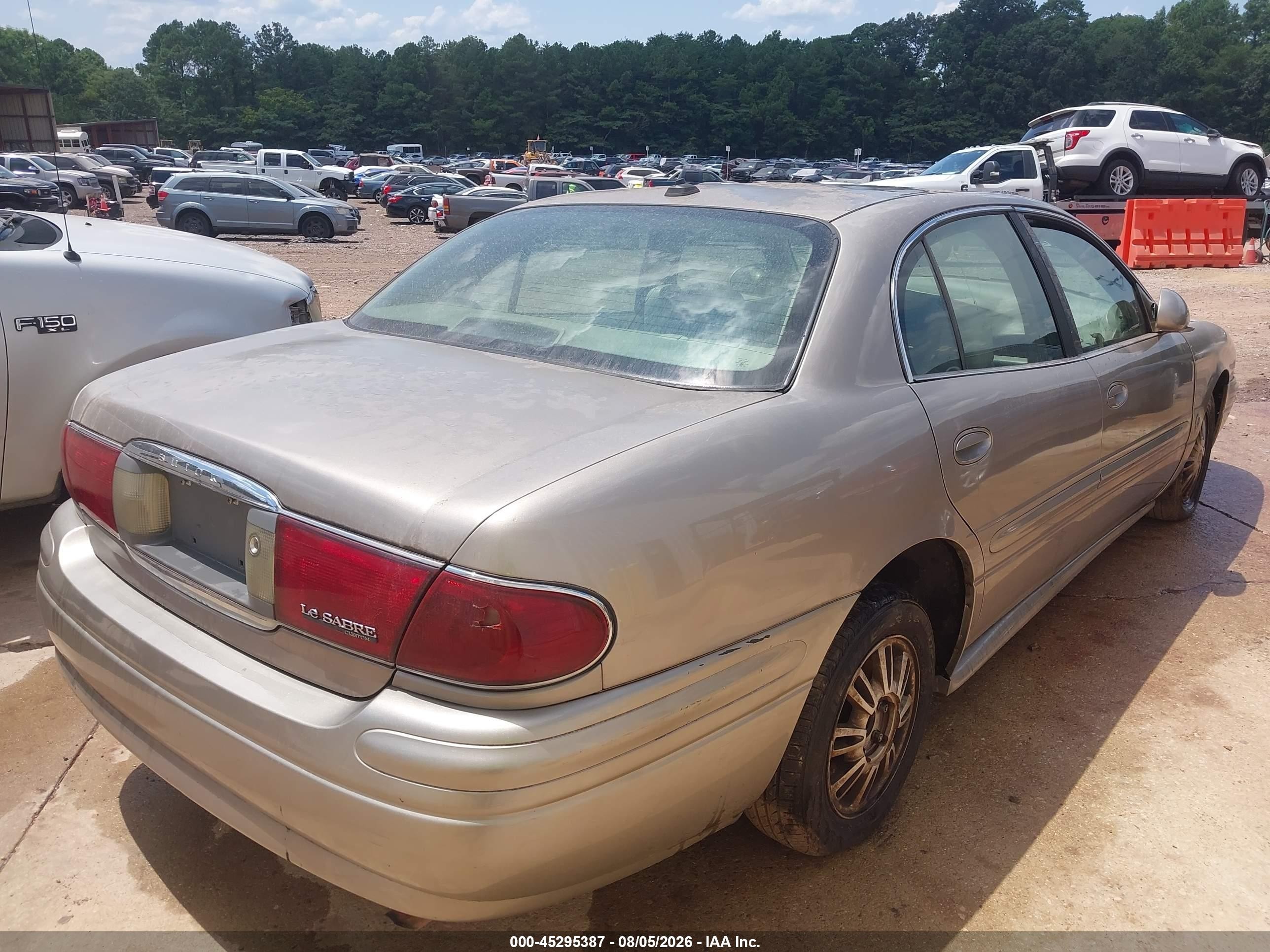 2004 Buick Lesabre Custom Beige vin: 1G4HP52K34U123845